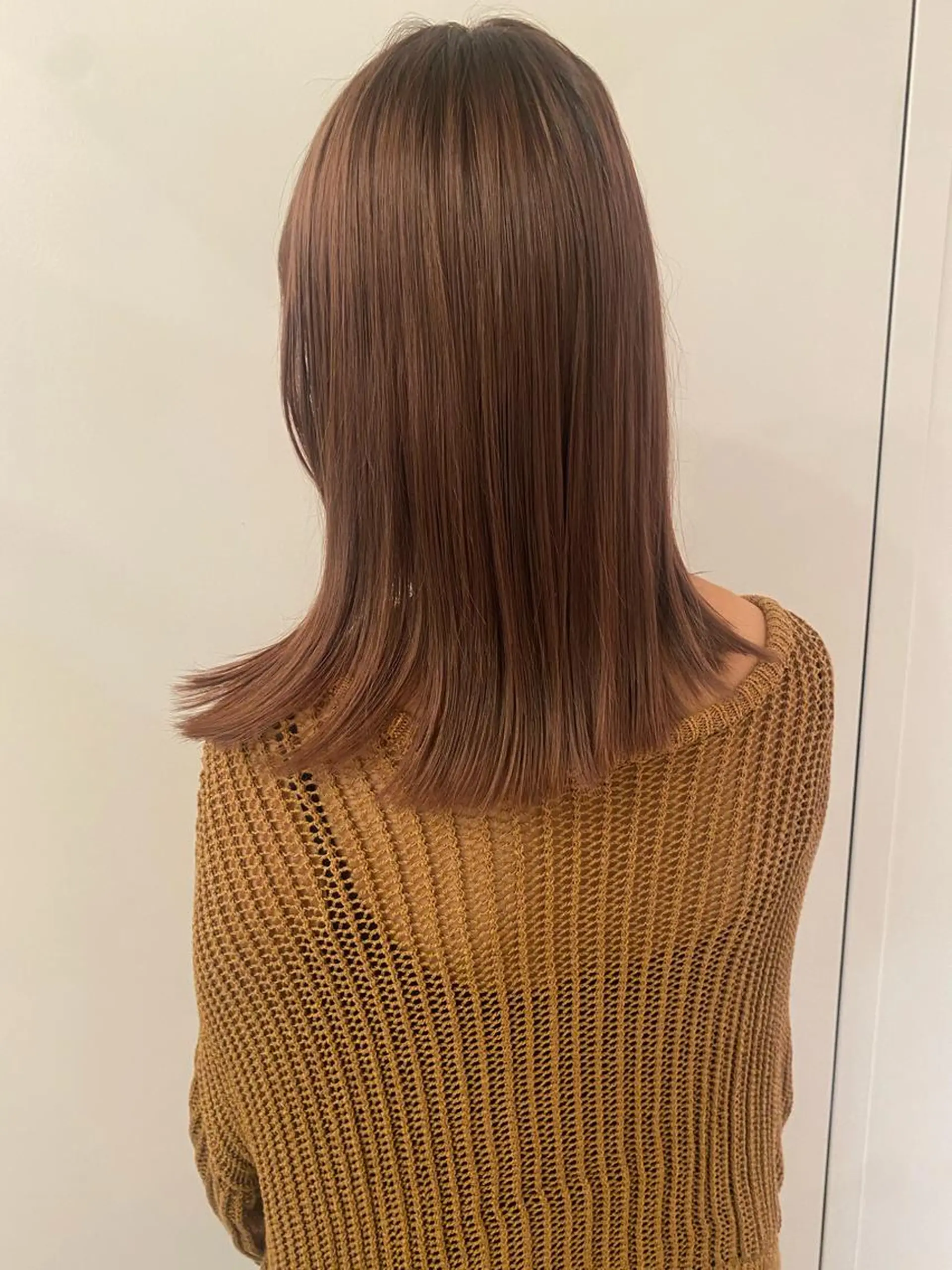 セミロング カラー ヘアカラー riria/ボブ /透明感カラー🎀のヘアスタイル