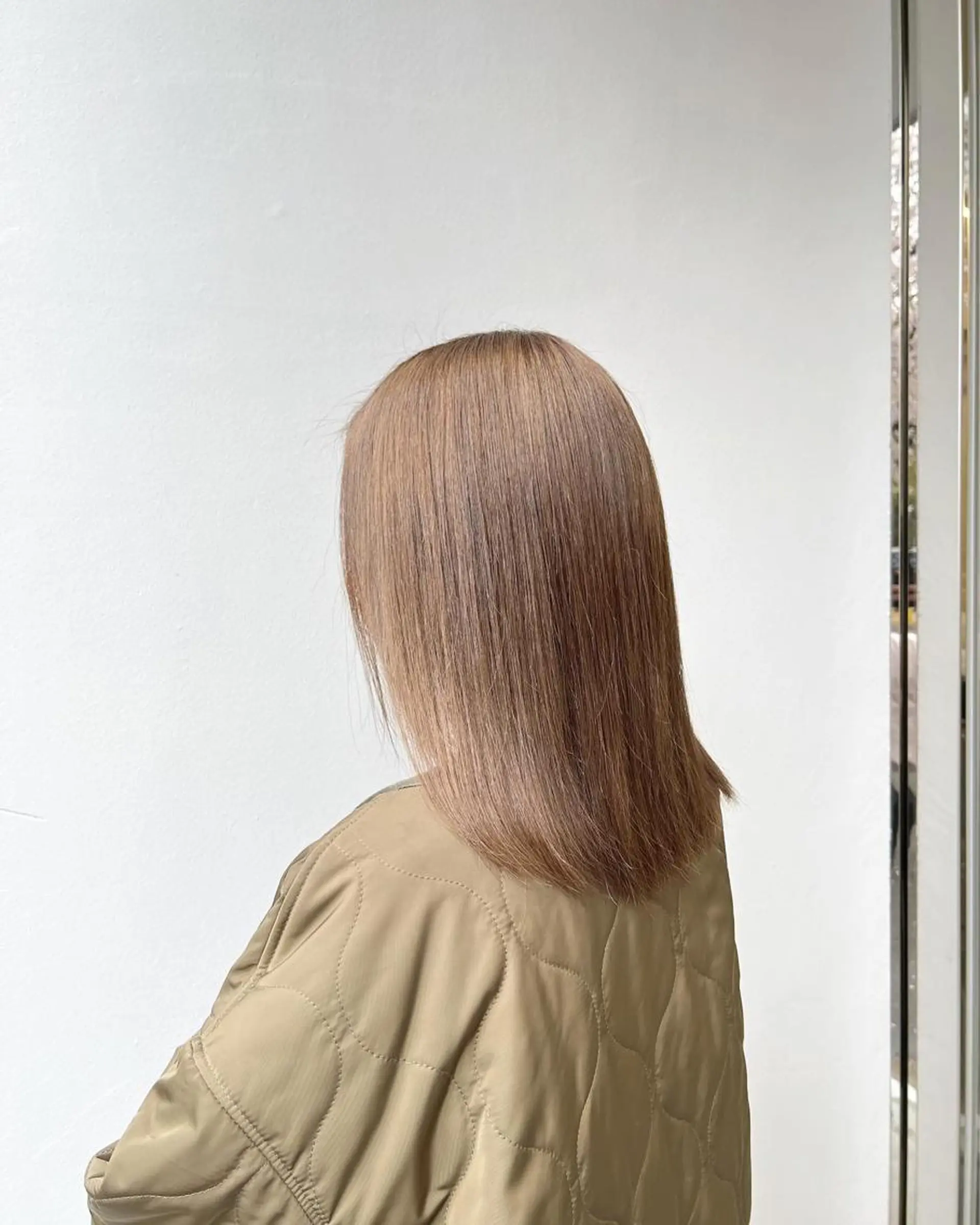 ミディアム ヘアカラー トリートメント よしのり genieeのヘアスタイル