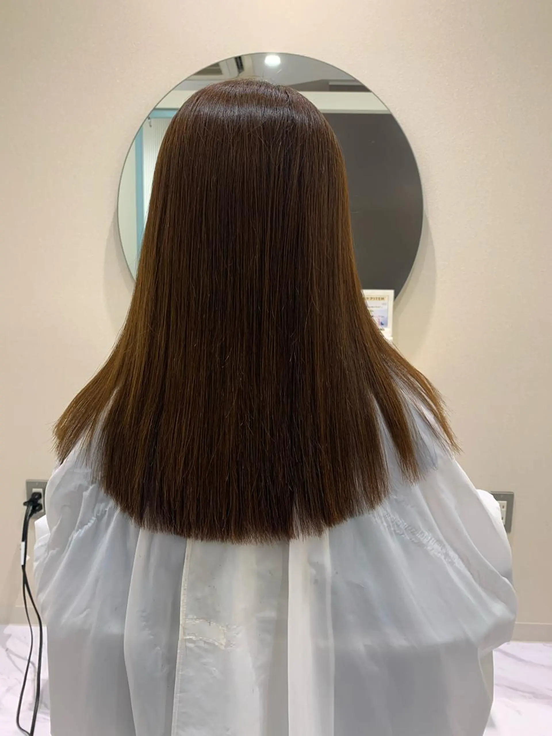 ミディアム 縮毛矯正 トリートメント 丹野 圭太のヘアスタイル