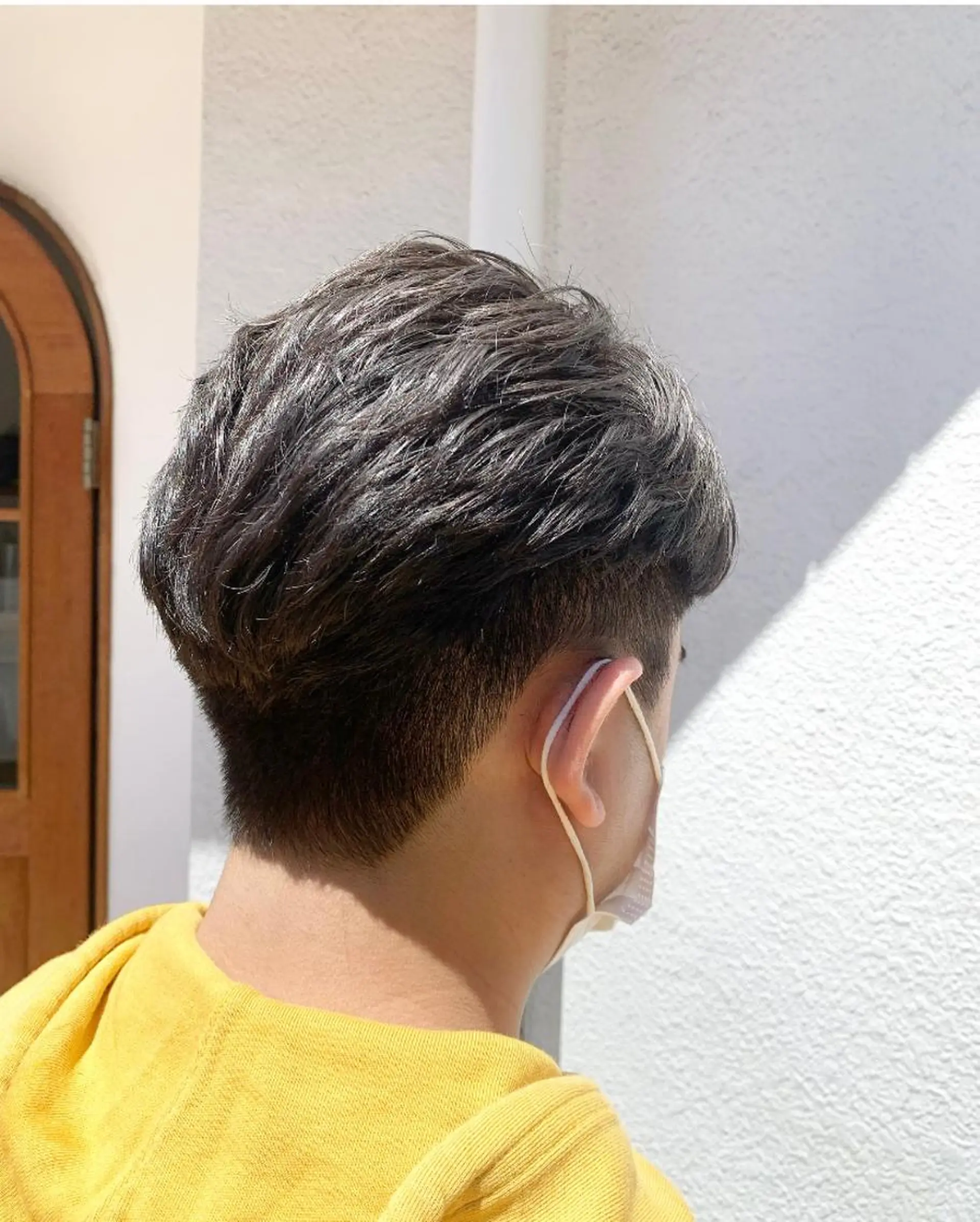 メンズ アップバング ゆうき あすかのヘアスタイル