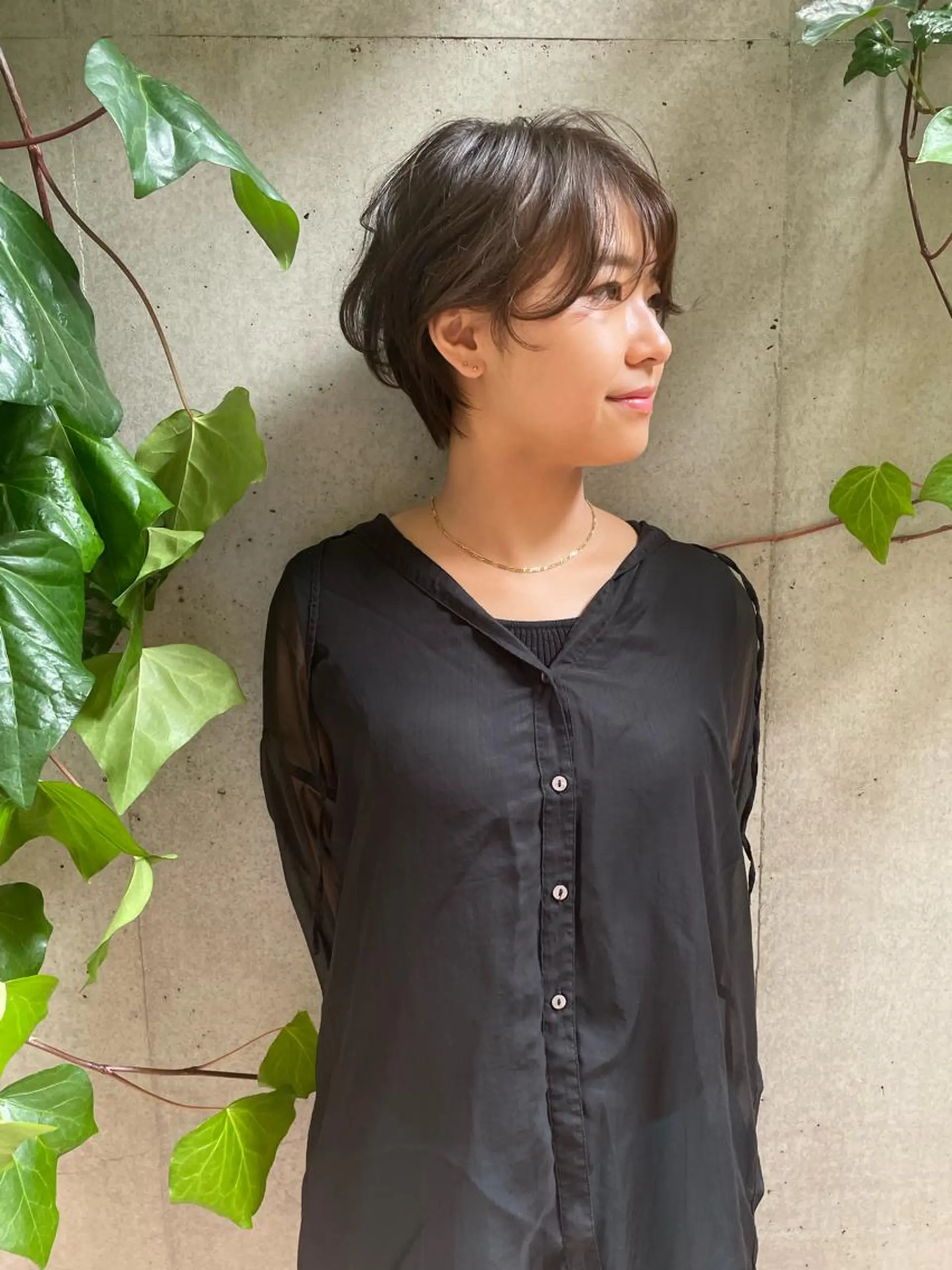 ショート パーマ ショートヘア 韓国風パーマ🌿コテ 巻き風パーマ/るいのヘアスタイル