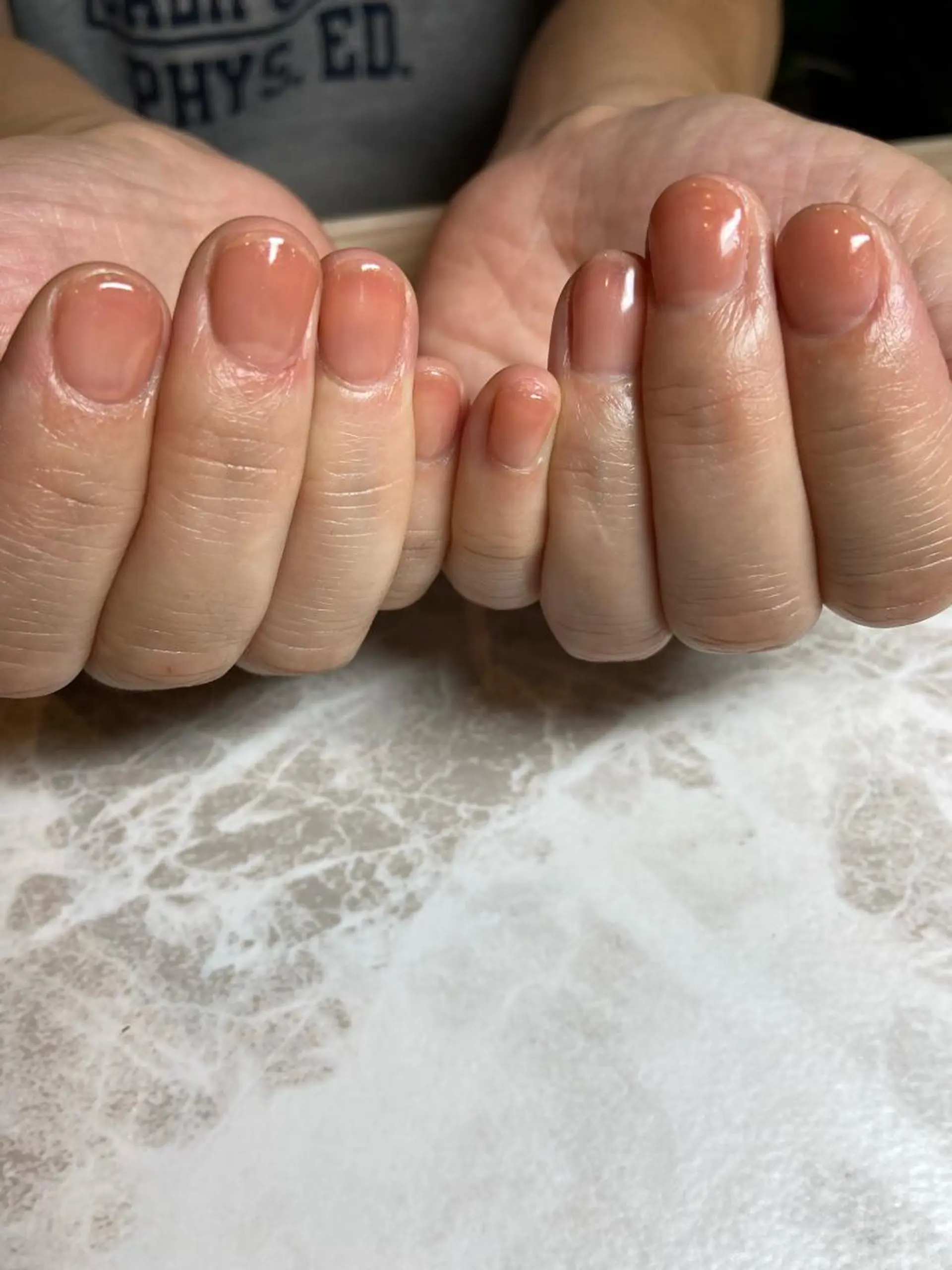 ショート ネイル ショートヘア オフィスネイル ワンカラーネイル ショートネイル ハンドネイル ネイルサロン ステラのネイルデザイン