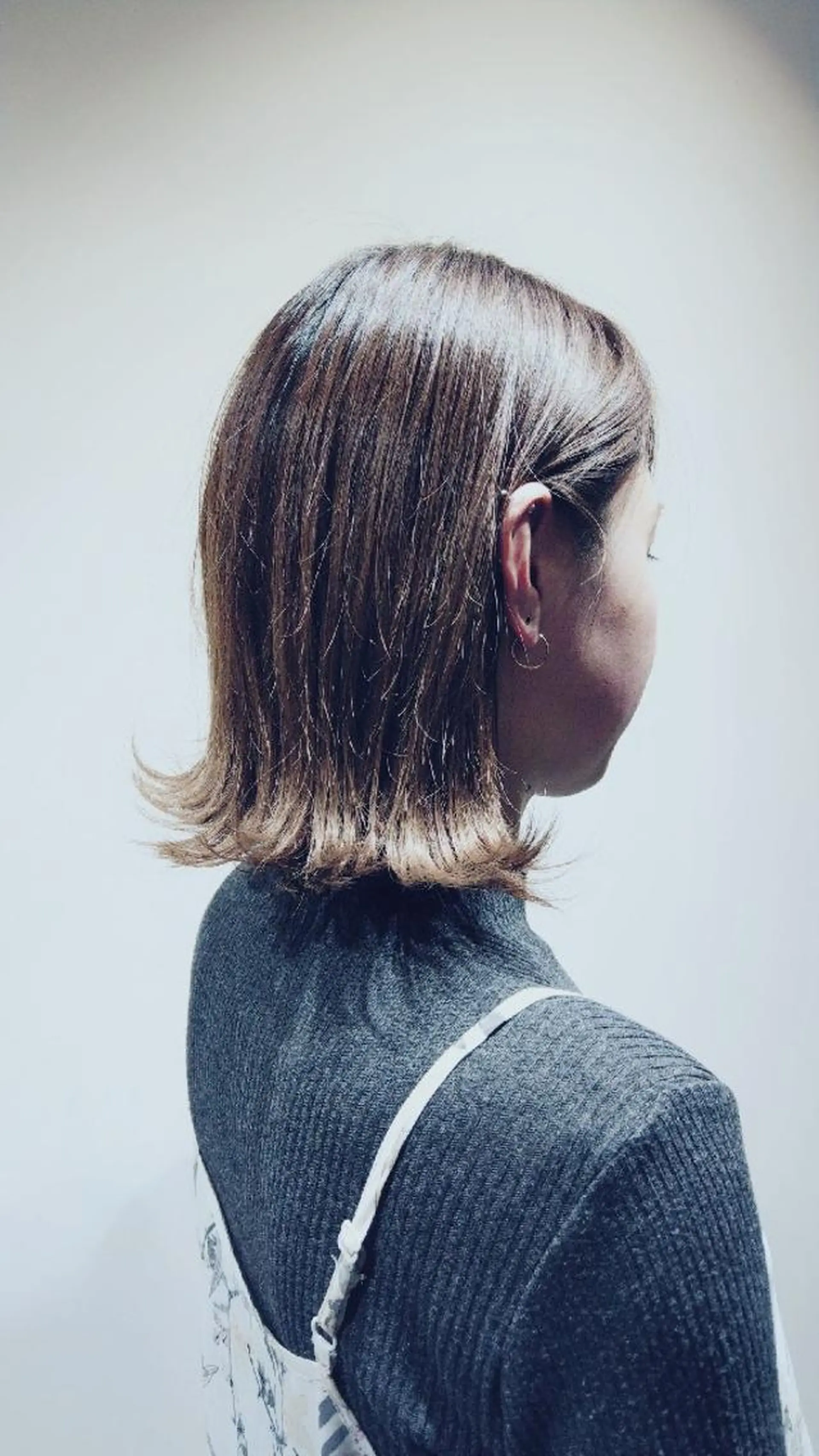 ショート カラー バレイヤージュ ボブ レイヤーカット 外ハネヘア タナカ *歴10年以上*のヘアスタイル