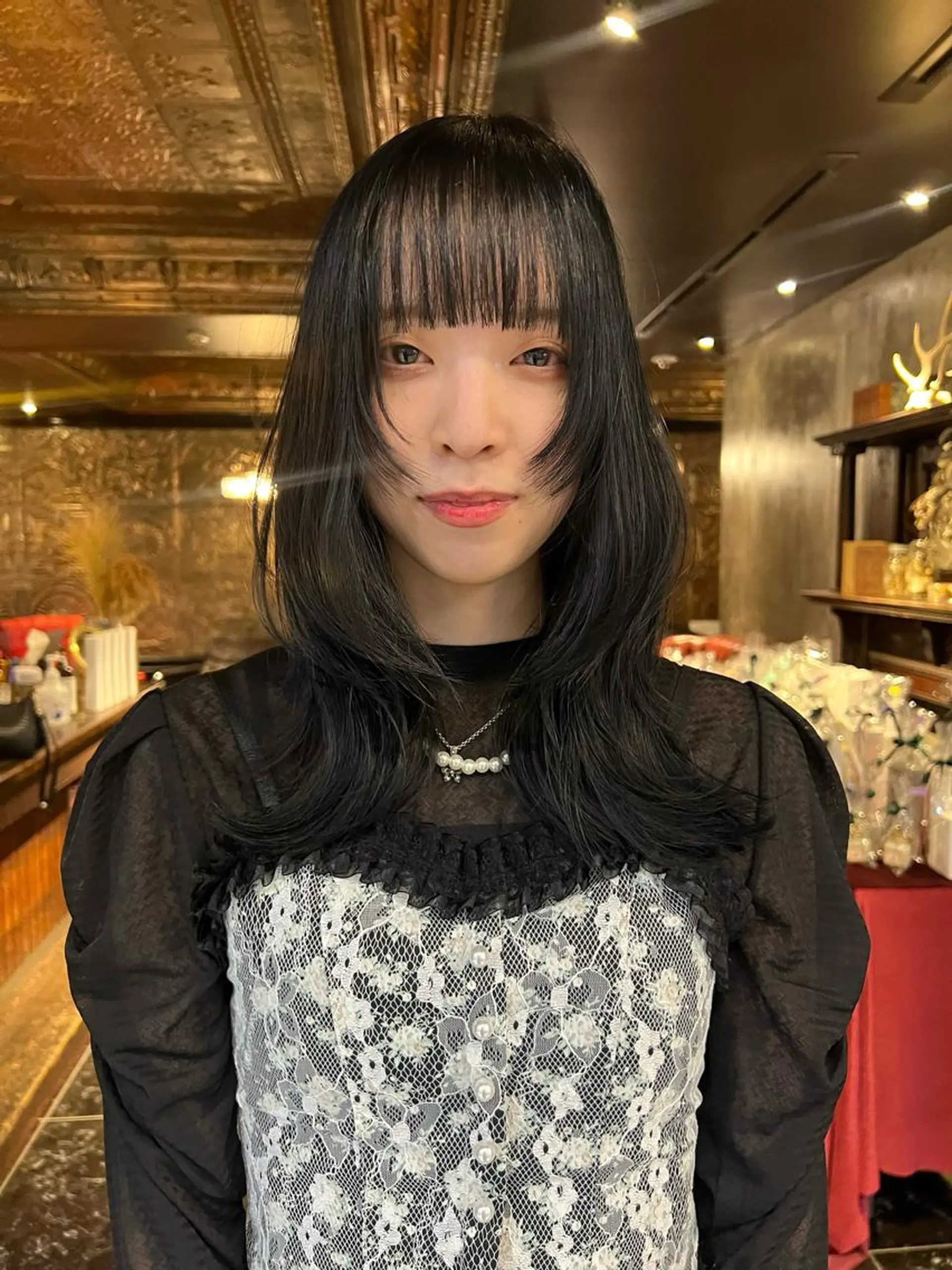 セミロング カット ヘアカラー トリートメント 圧倒的デザイン力 店長🎨RENAのヘアスタイル