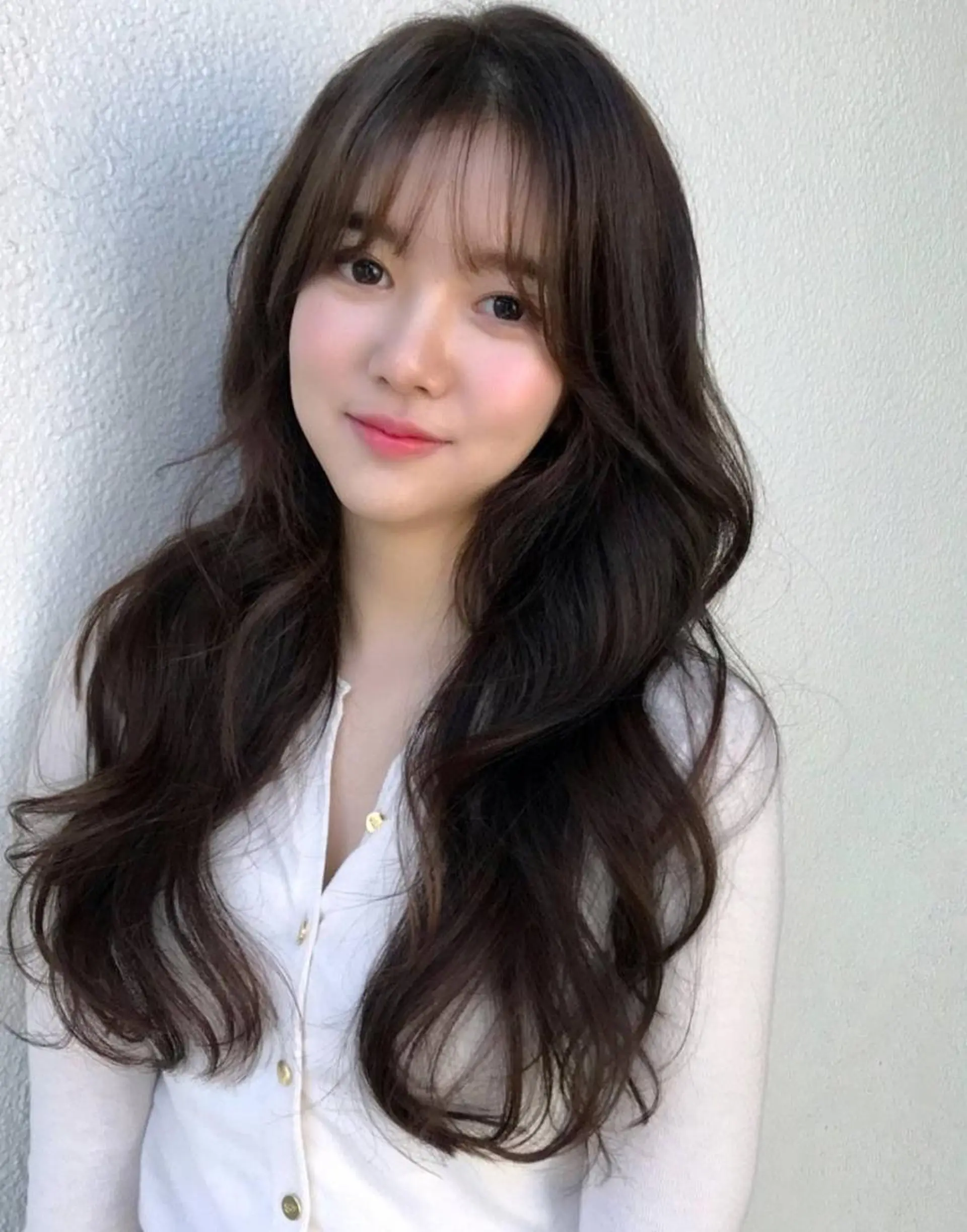 ロング 韓国特化エクステ🟨 エクステのヘアスタイル