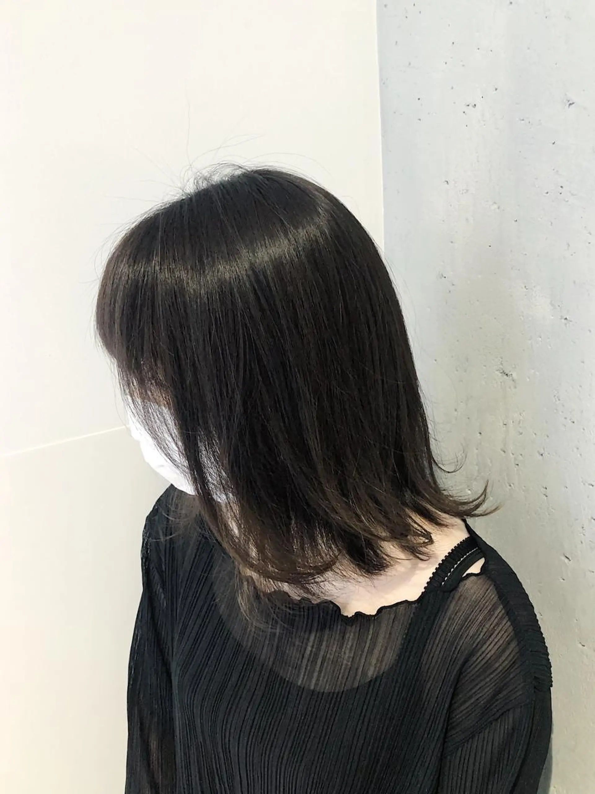 ミディアム カラー ベージュカラー 髪質改善/顔まわり 石原のヘアスタイル