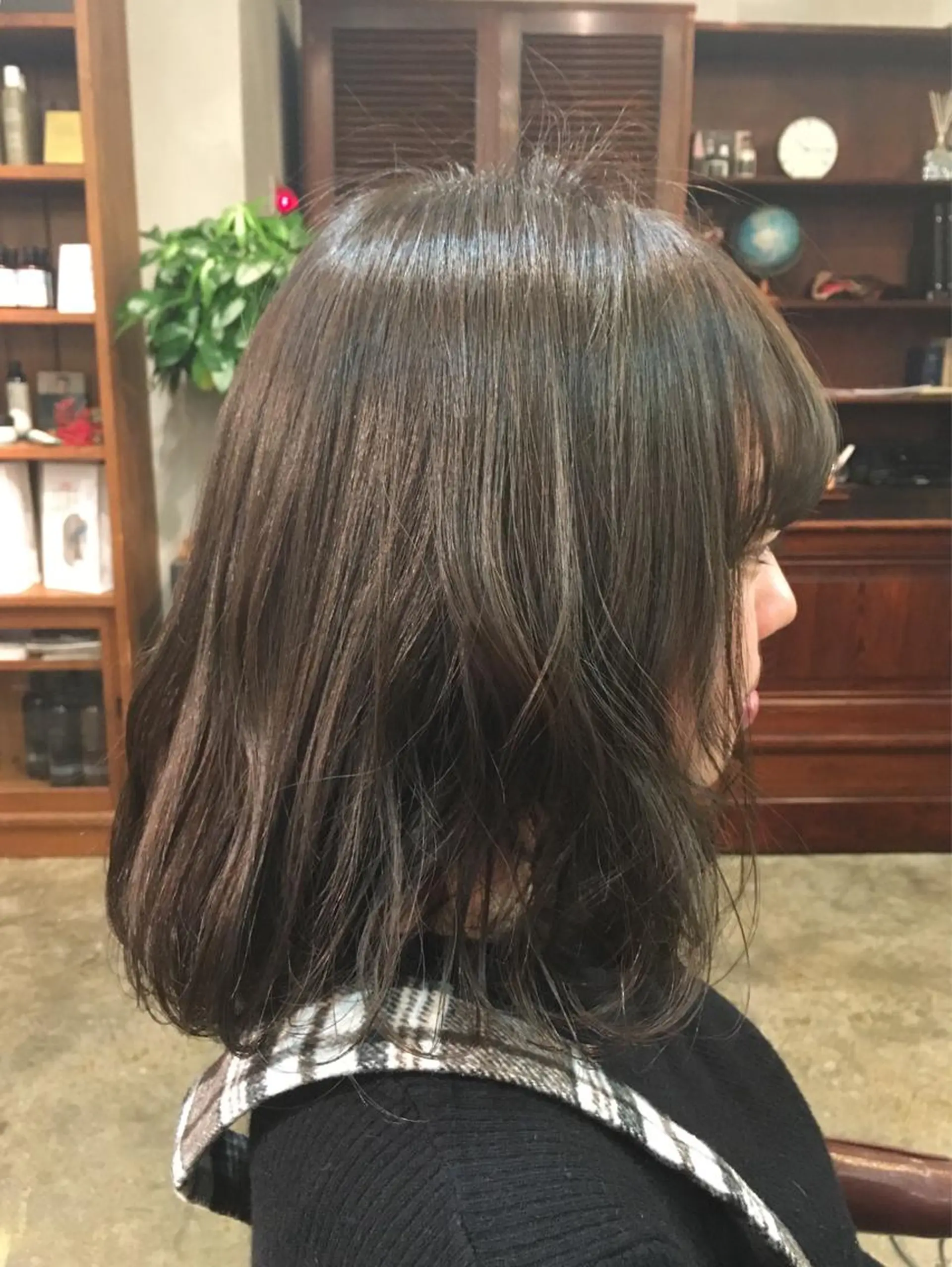 ミディアム カラー ベージュカラー バイオレットカラー カット ヘアカラー トリートメント 𓍲꙳yamada haruna⋆ 𓍱のヘアスタイル