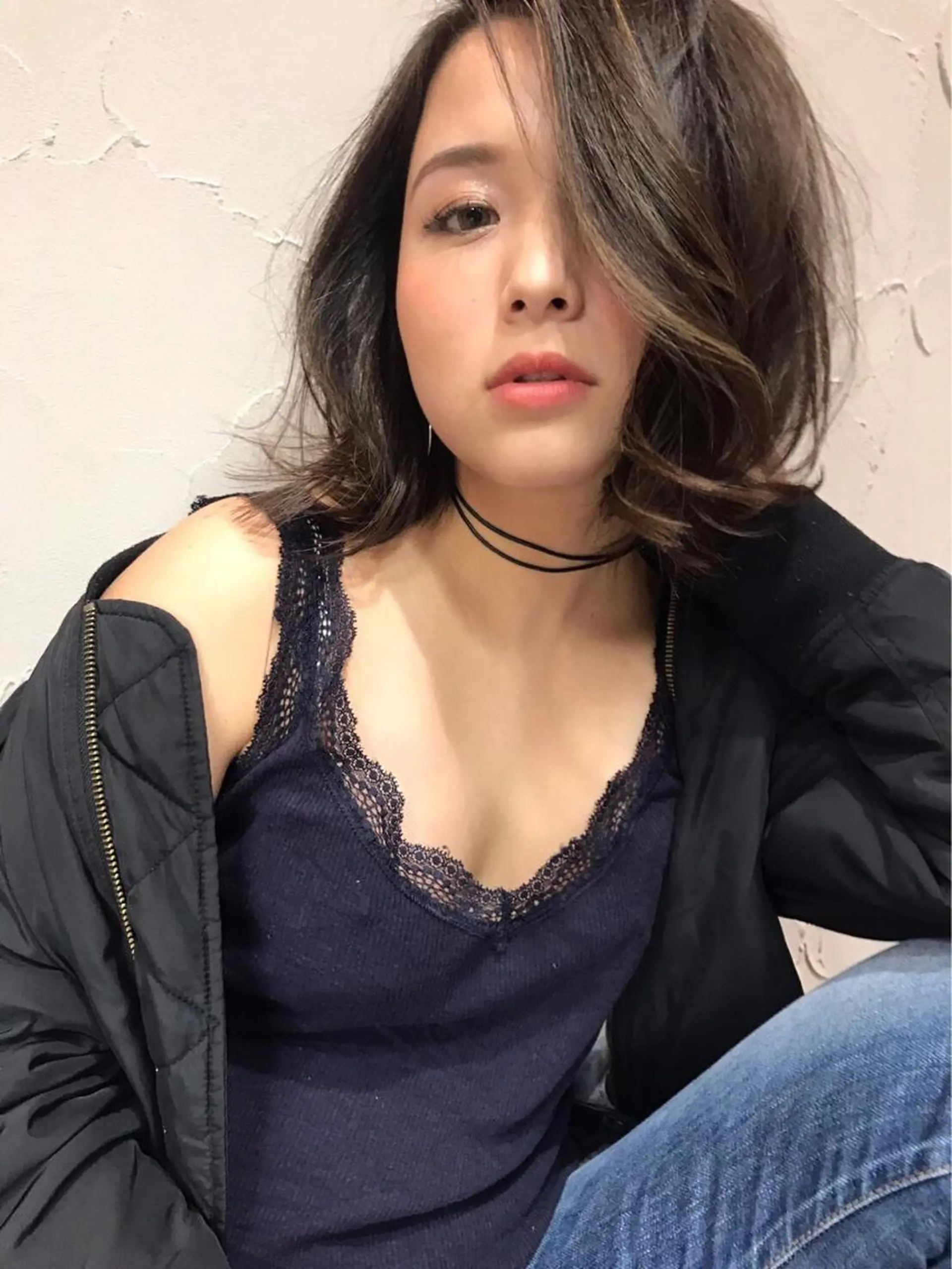 ショート カラー _WHITE 天王寺のヘアスタイル