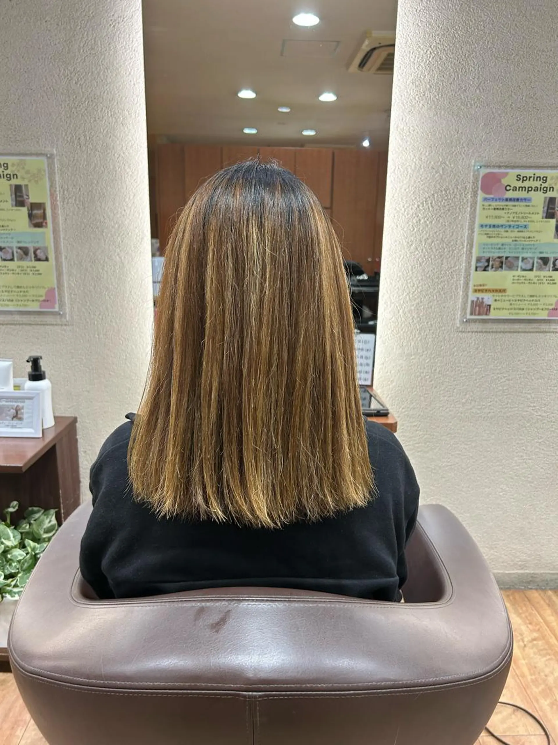 セミロング 森田 詩音のヘアスタイル