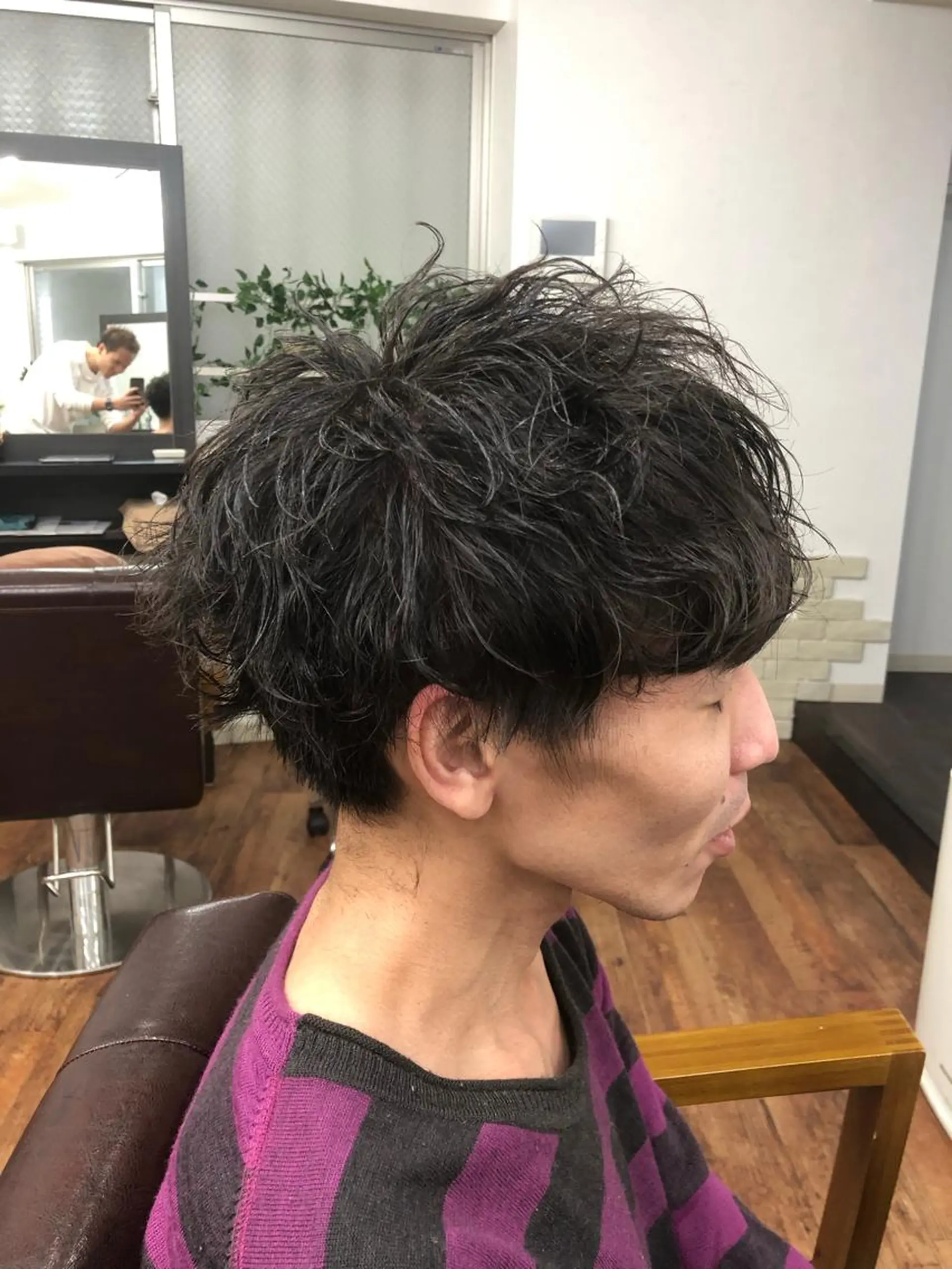 ショート パーマ メンズ メンズカット⭐️ わたりやのヘアスタイル