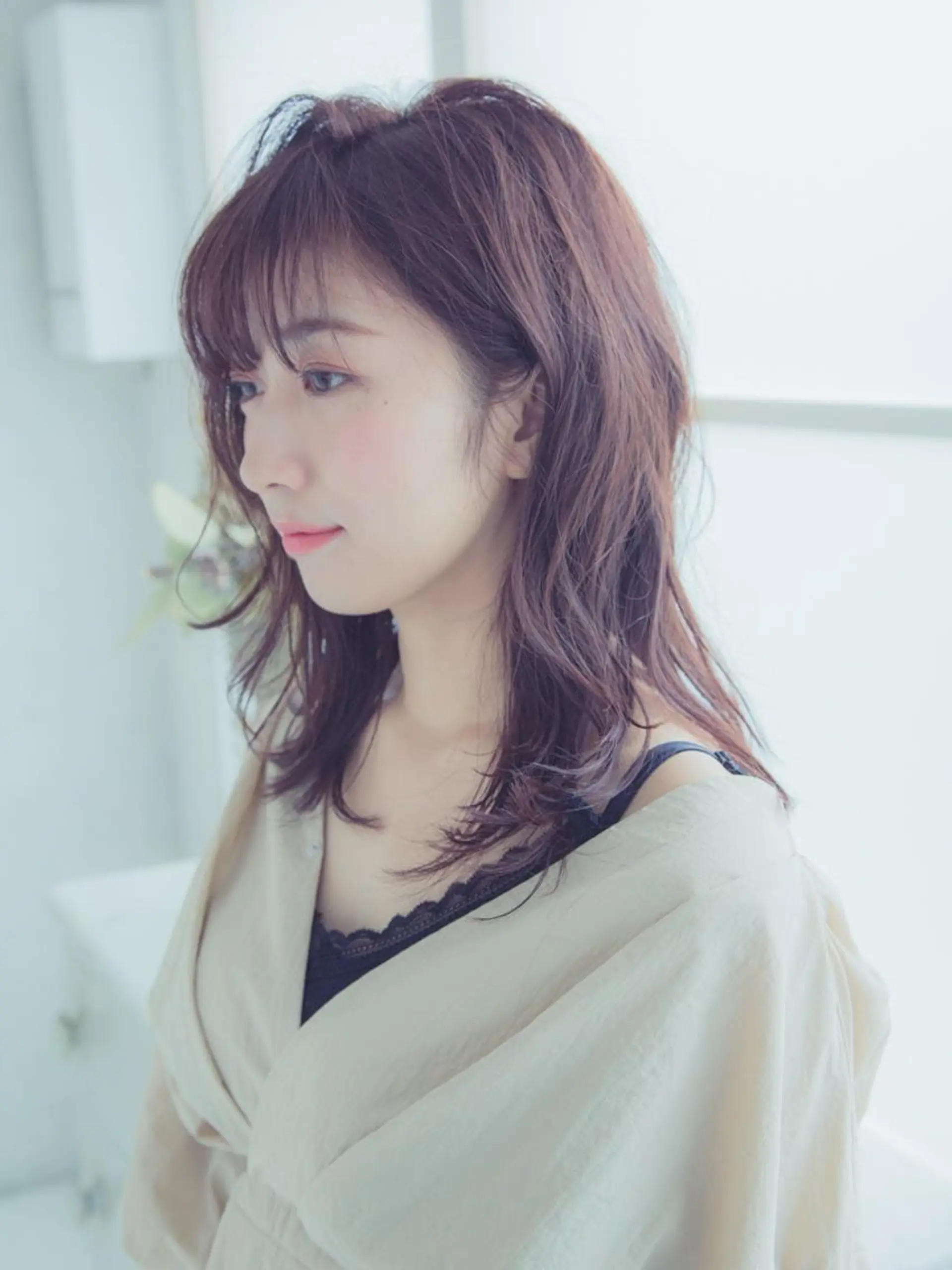セミロング La・sol HAIRのヘアスタイル