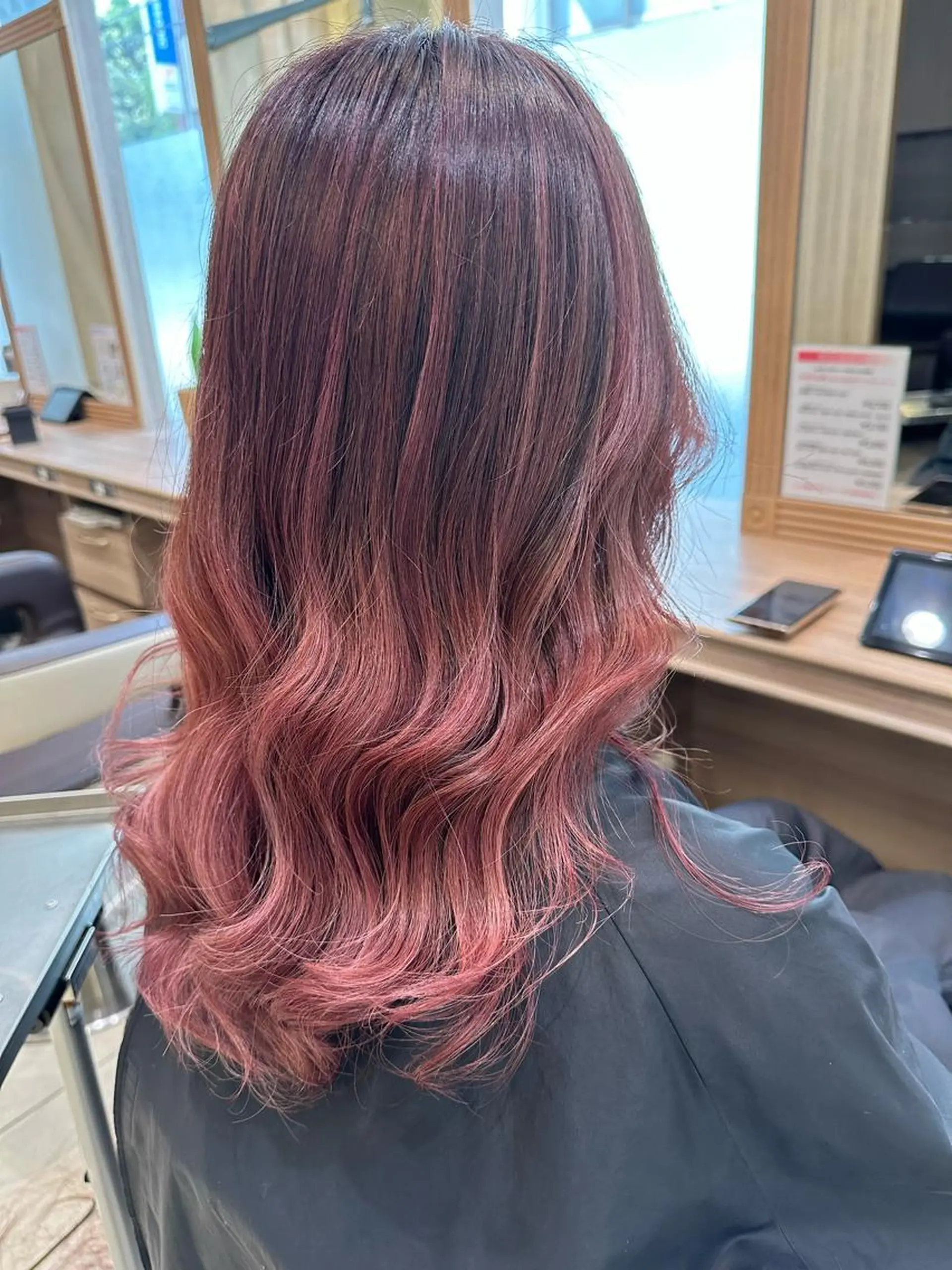 ロング カラー 島袋 ナオユキのヘアスタイル