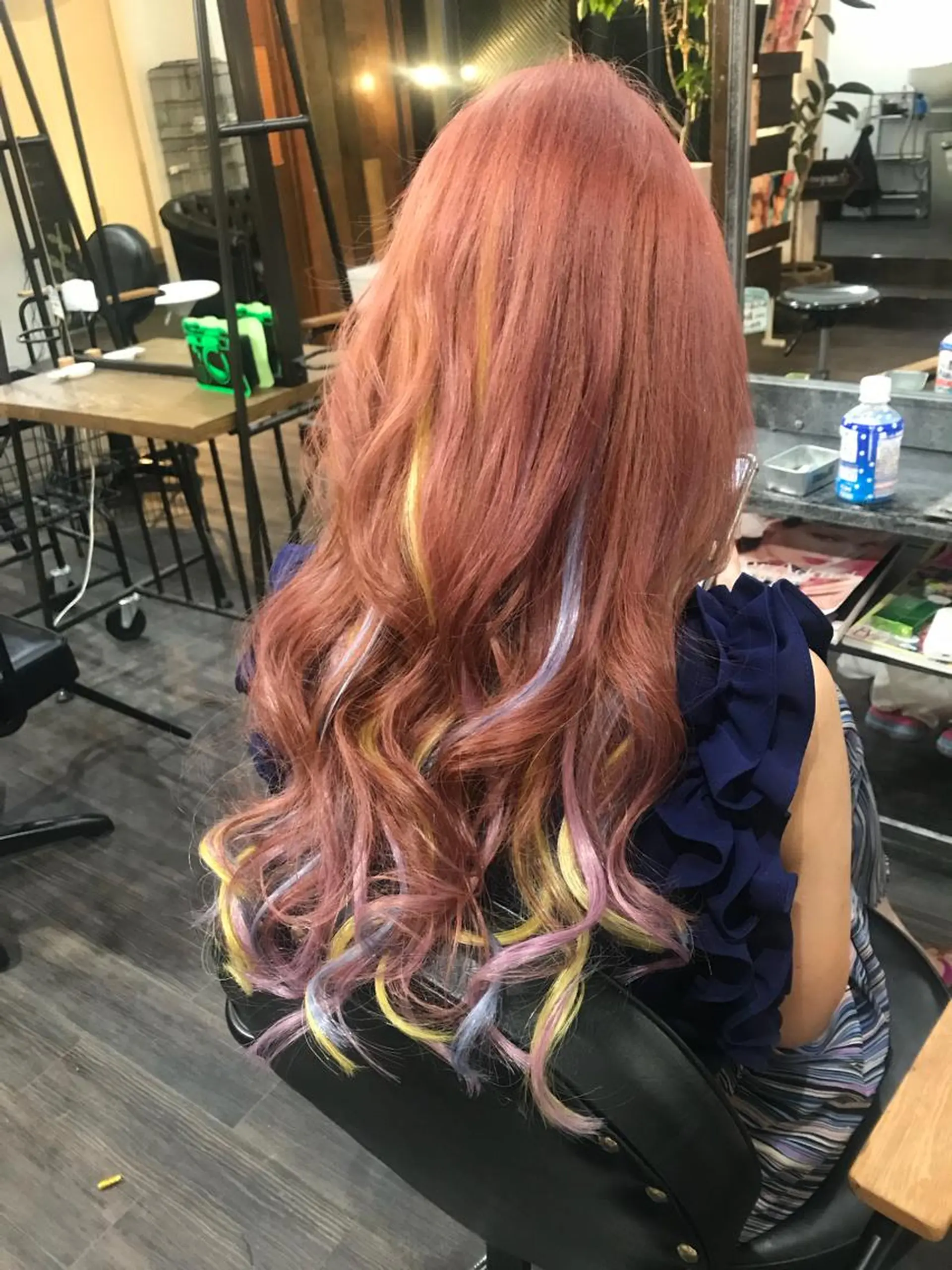 ロング エクステ 家田 竜のヘアスタイル