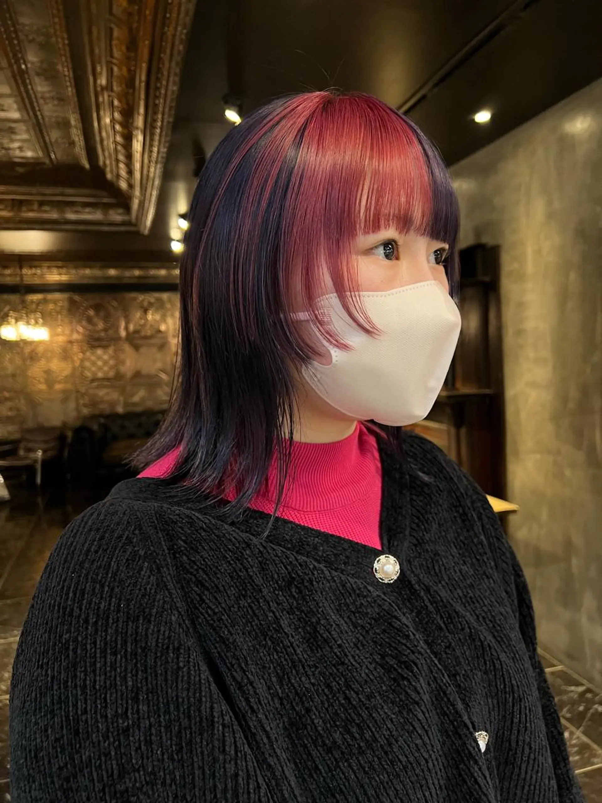 ミディアム カラー 圧倒的デザイン力 店長🎨RENAのヘアスタイル