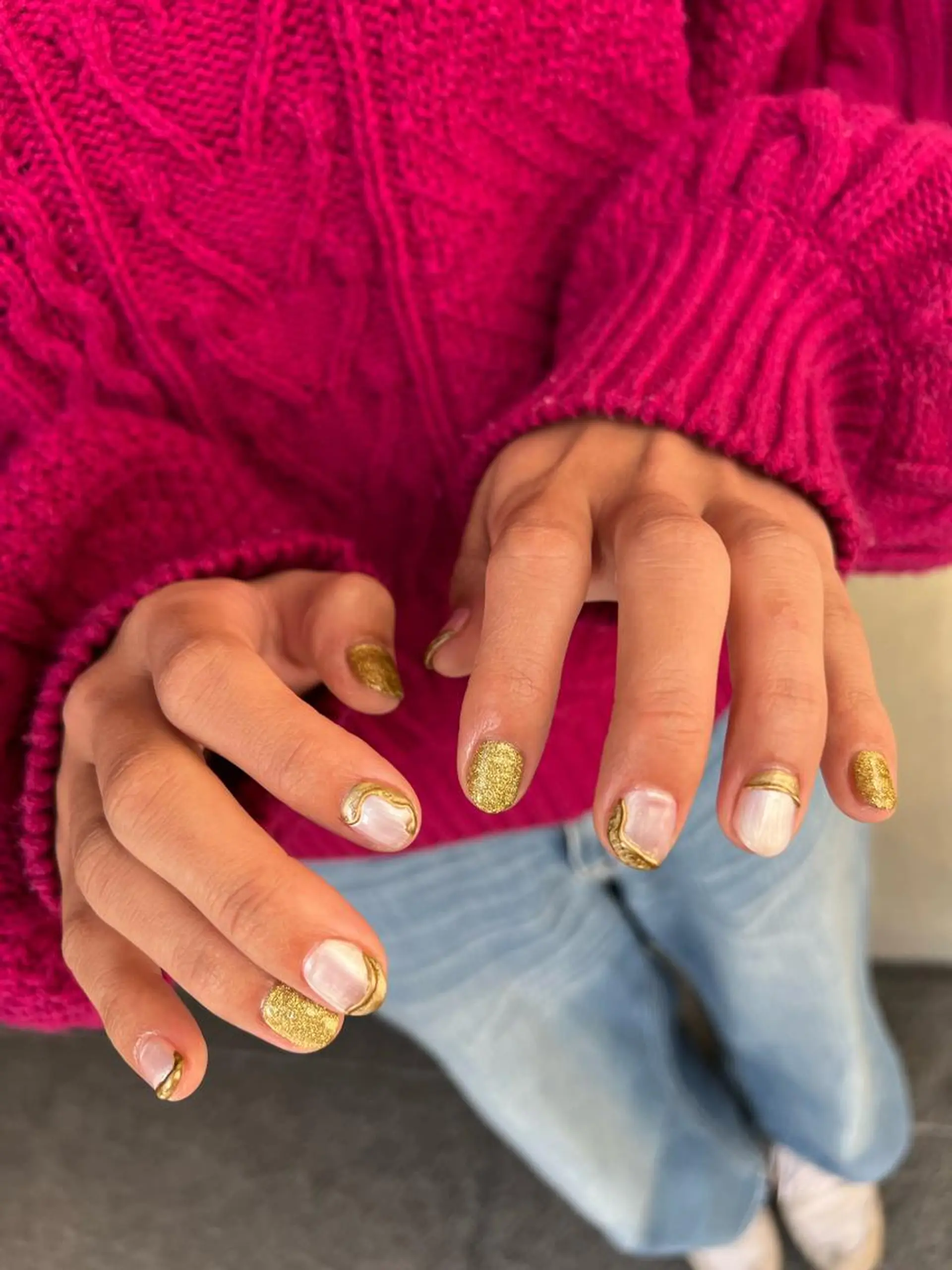 ネイル ハンドネイル なぽ ❤︎ y2k/韓国nailのネイルデザイン