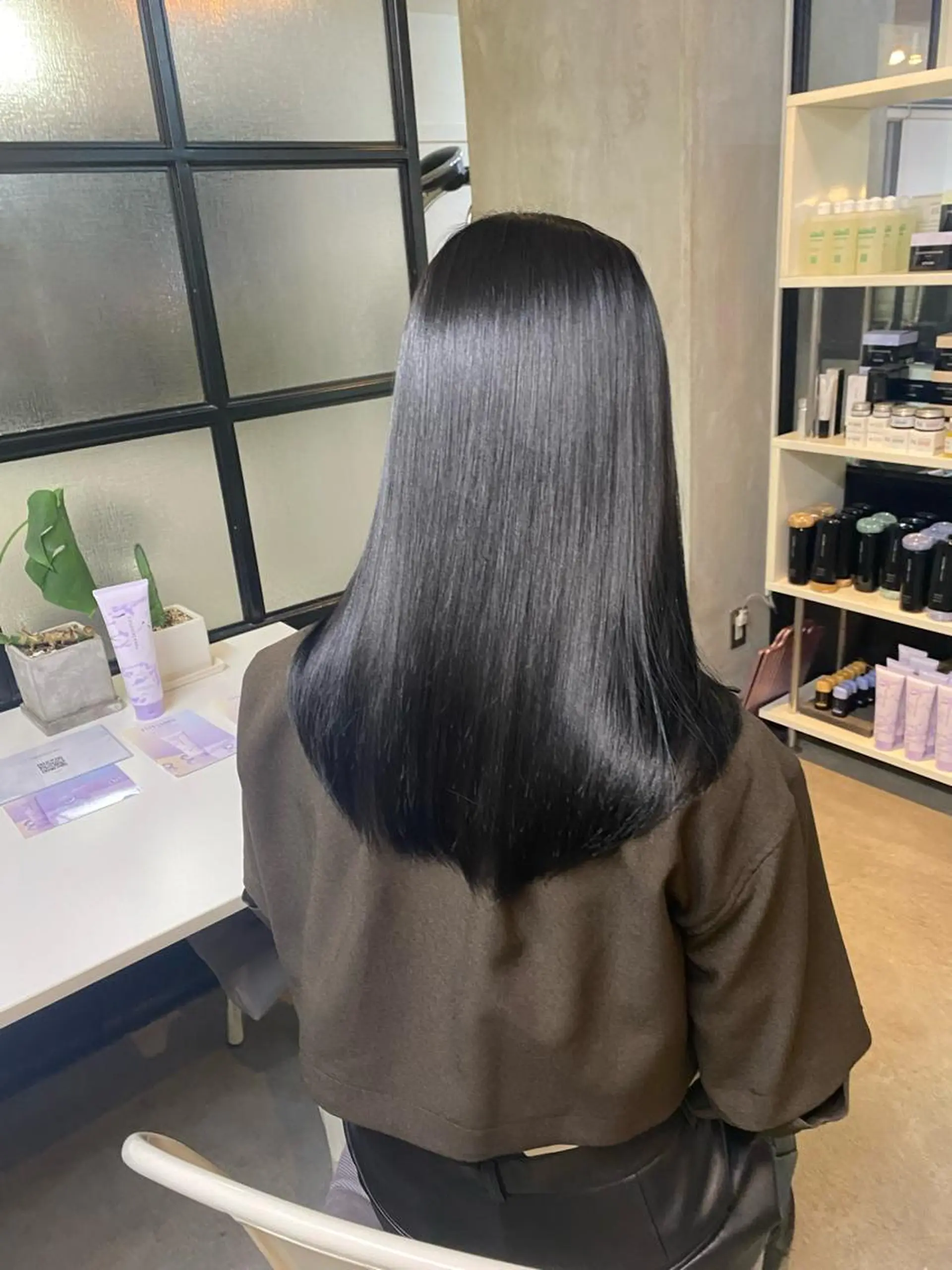 ロング 髪質改善 トリートメント 【縮毛矯正髪質改善】 中山健太のヘアスタイル