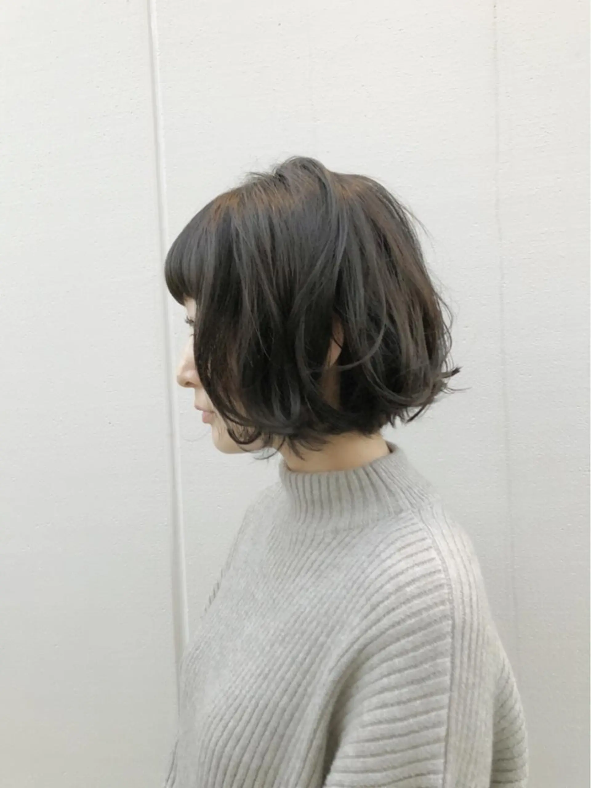 ショート カラー パーマ ノグチ ユウキ/ボブのヘアスタイル