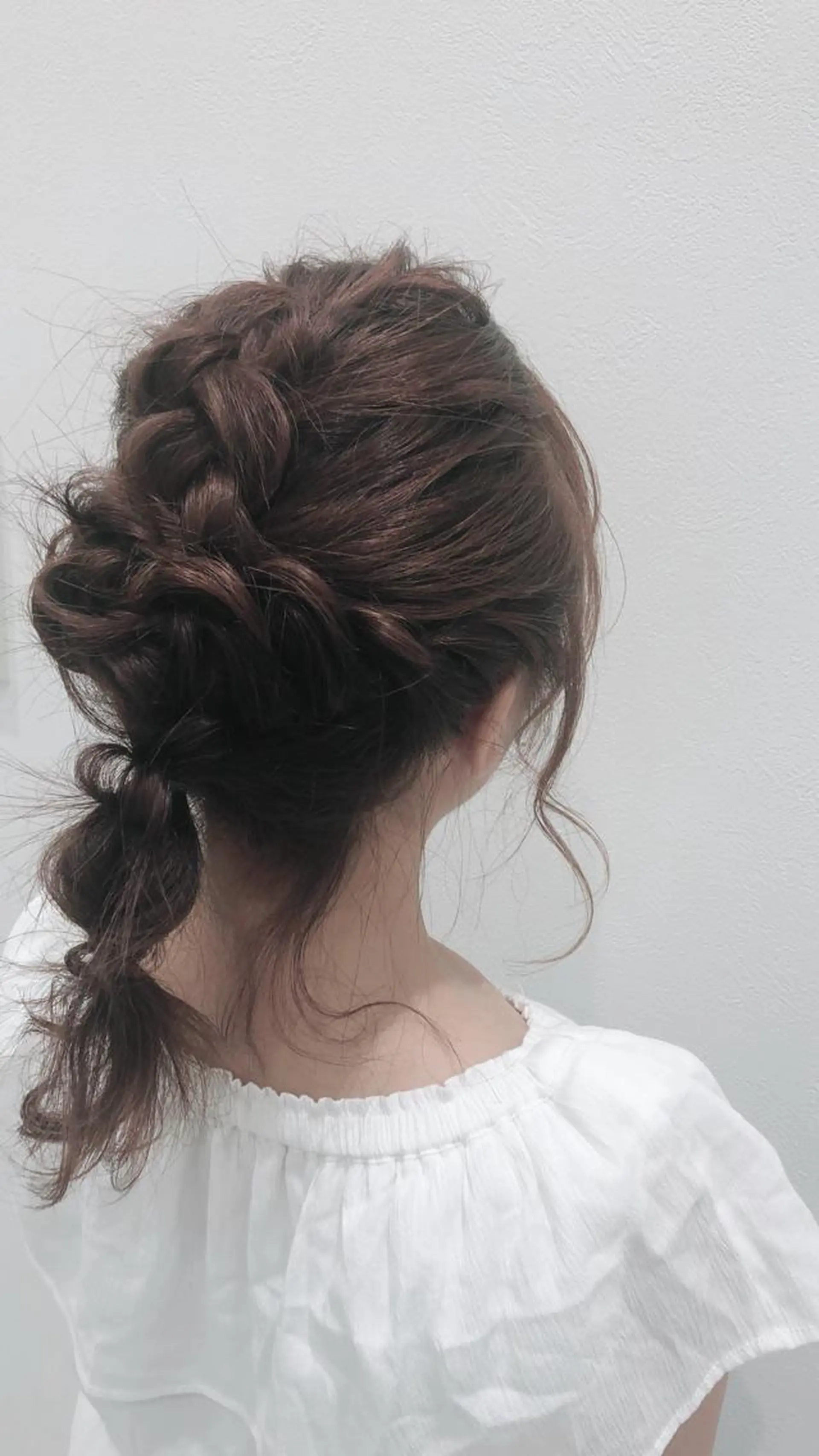 ミディアム ヘアアレンジ 樋渡 侑希のヘアスタイル