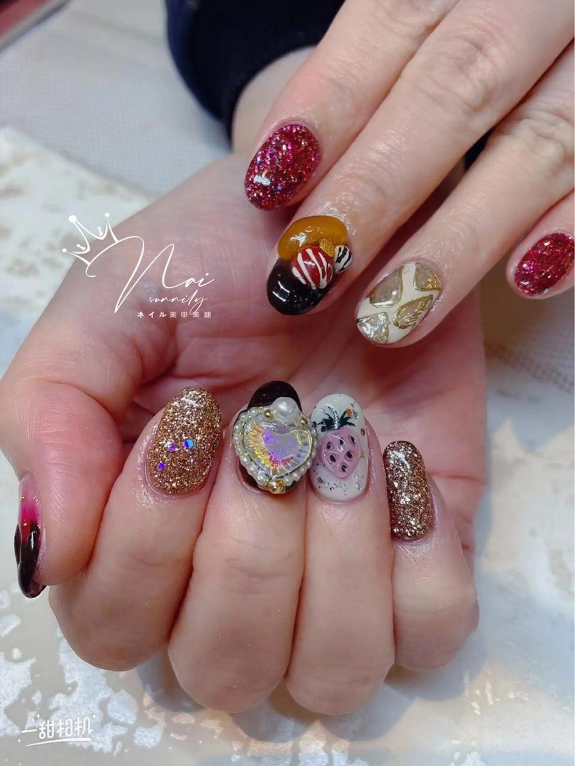 ネイル 長さだし専門店 M2　rikaのネイルデザイン