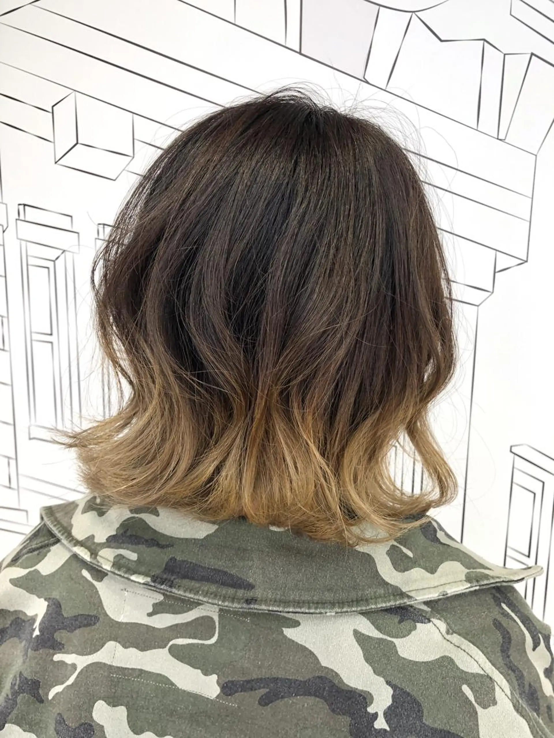ミディアム カラー ブロンド ブラウンカラー グラデーションカラー レイヤー⭐️カラー ⭐️平川雅史のヘアスタイル