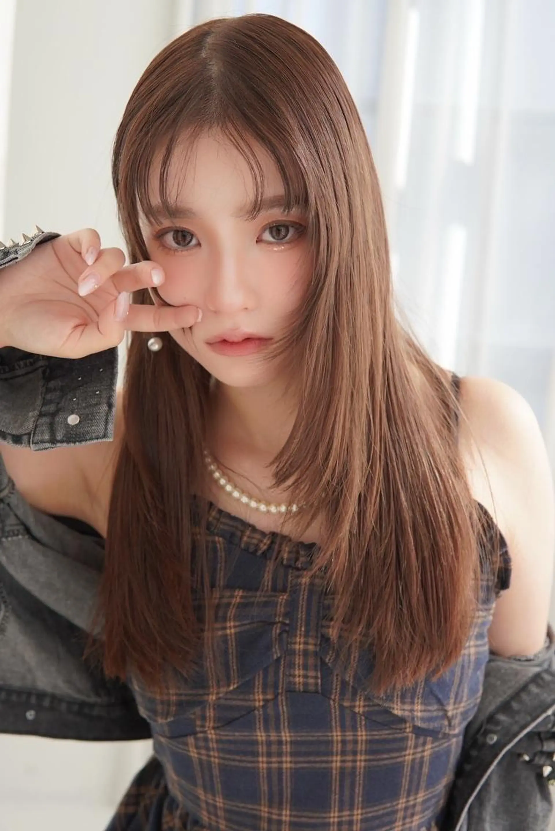 ロング カラー カット ヘアカラー ANGELICA 近鉄奈良店のヘアスタイル