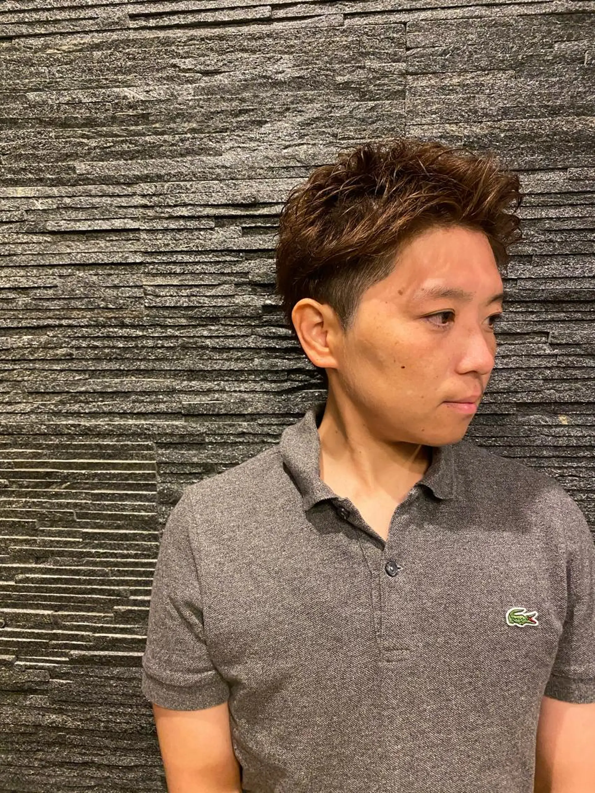 ショート 牧 颯斗のヘアスタイル