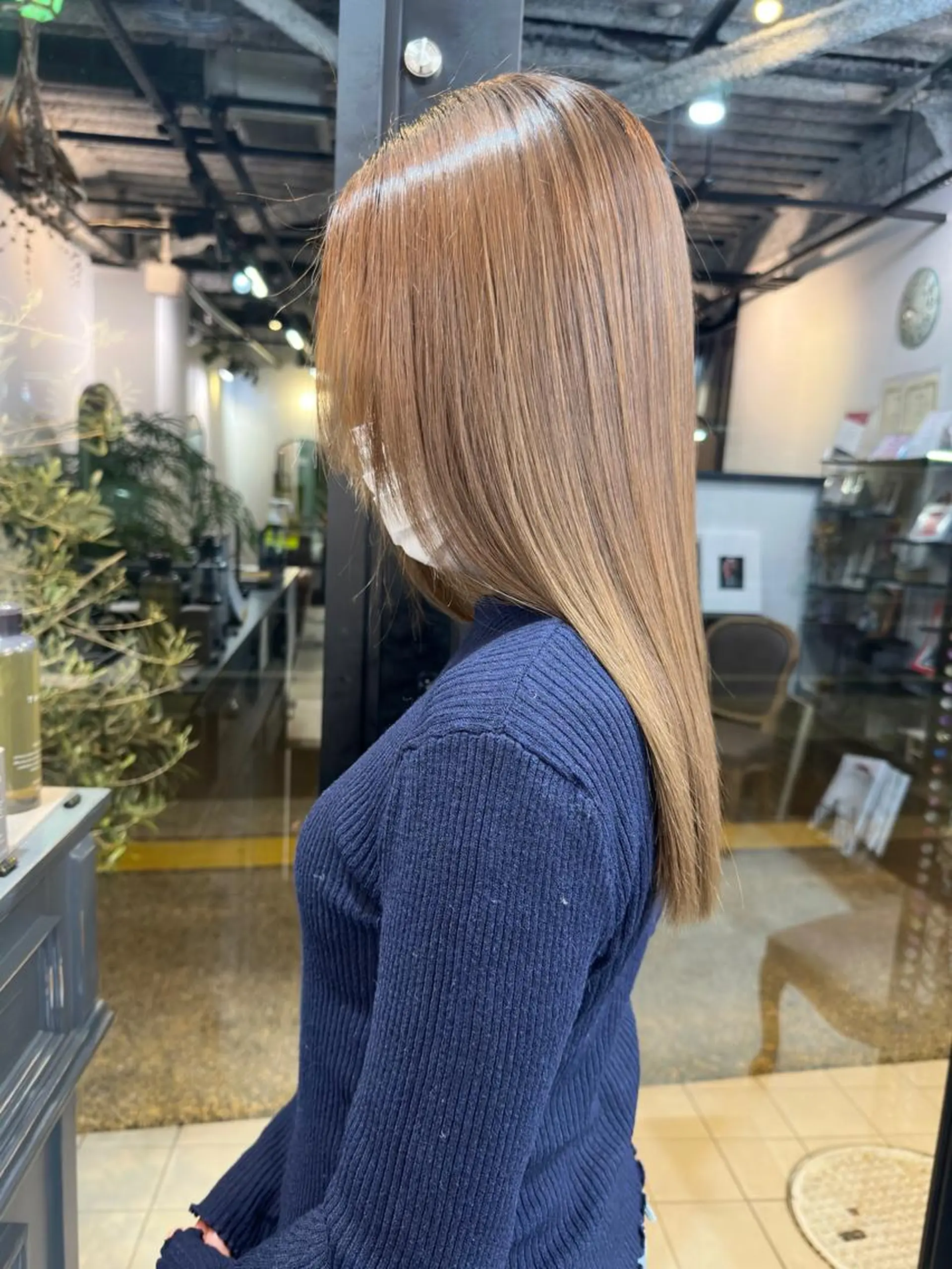 セミロング 小野田 航己のヘアスタイル