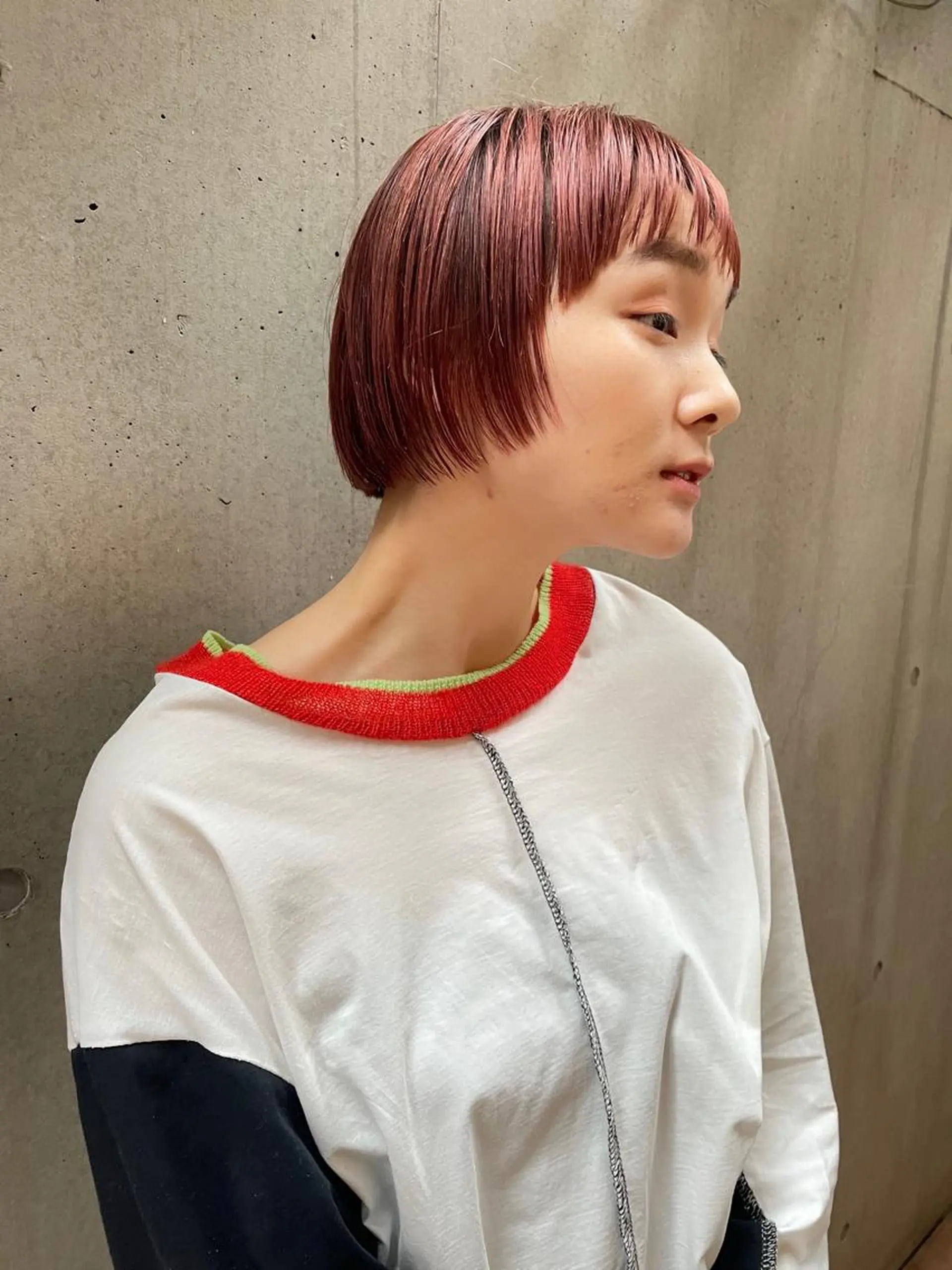 ショート カラー ボブ/ショート 吉田竣のヘアスタイル