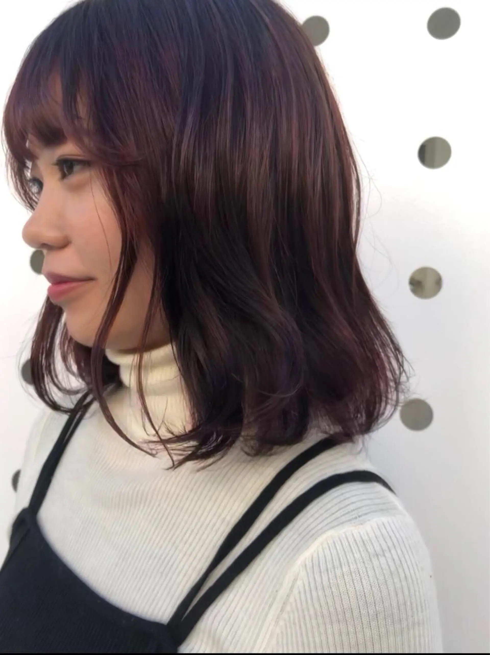 ミディアム カラー NOUN所属・eri kinjoのヘアスタイル
