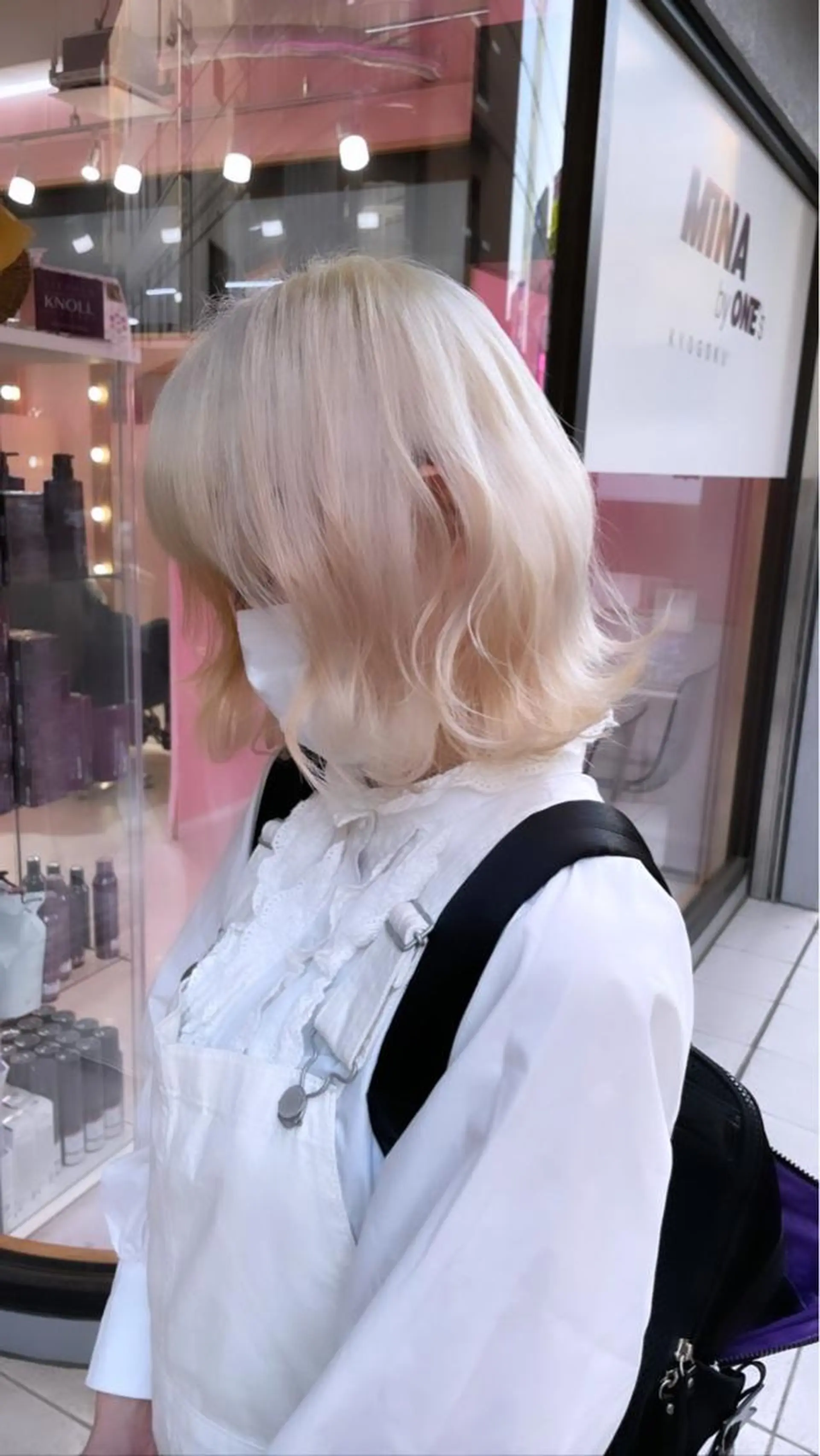 ミディアム カラー Bob＆ハイトーン 専門家CHIHIROのヘアスタイル