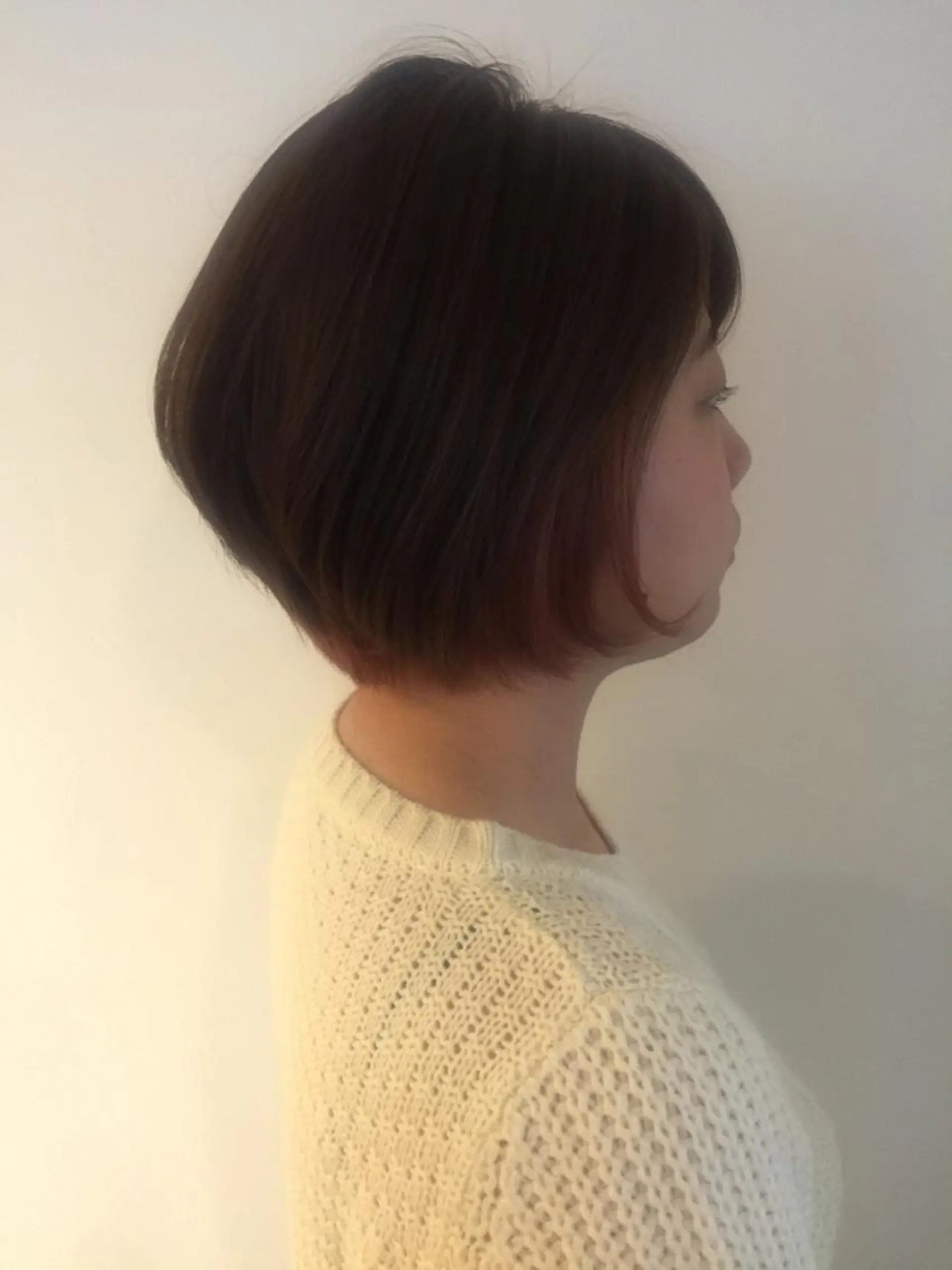 ショート ショートボブ ボブ ショートヘア カット ヘアカラー 稲田 結衣夏のヘアスタイル