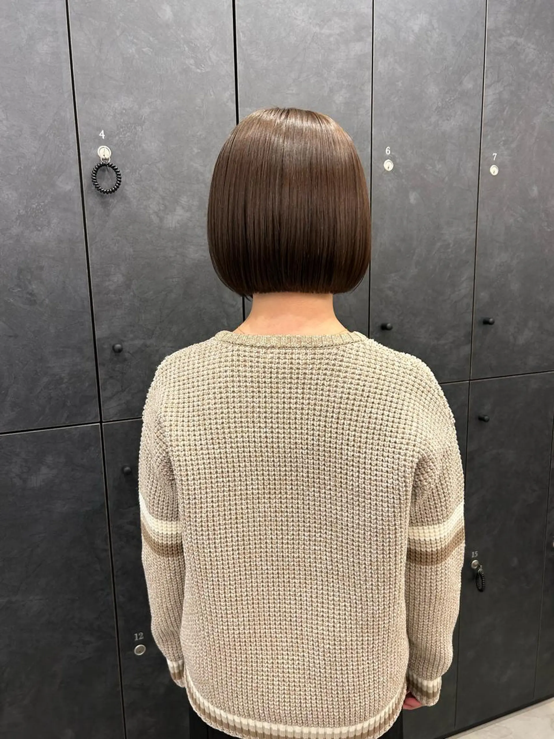 ミディアム カット ヘアカラー トリートメント 似合わせcut ◎ 倉橋実咲のヘアスタイル