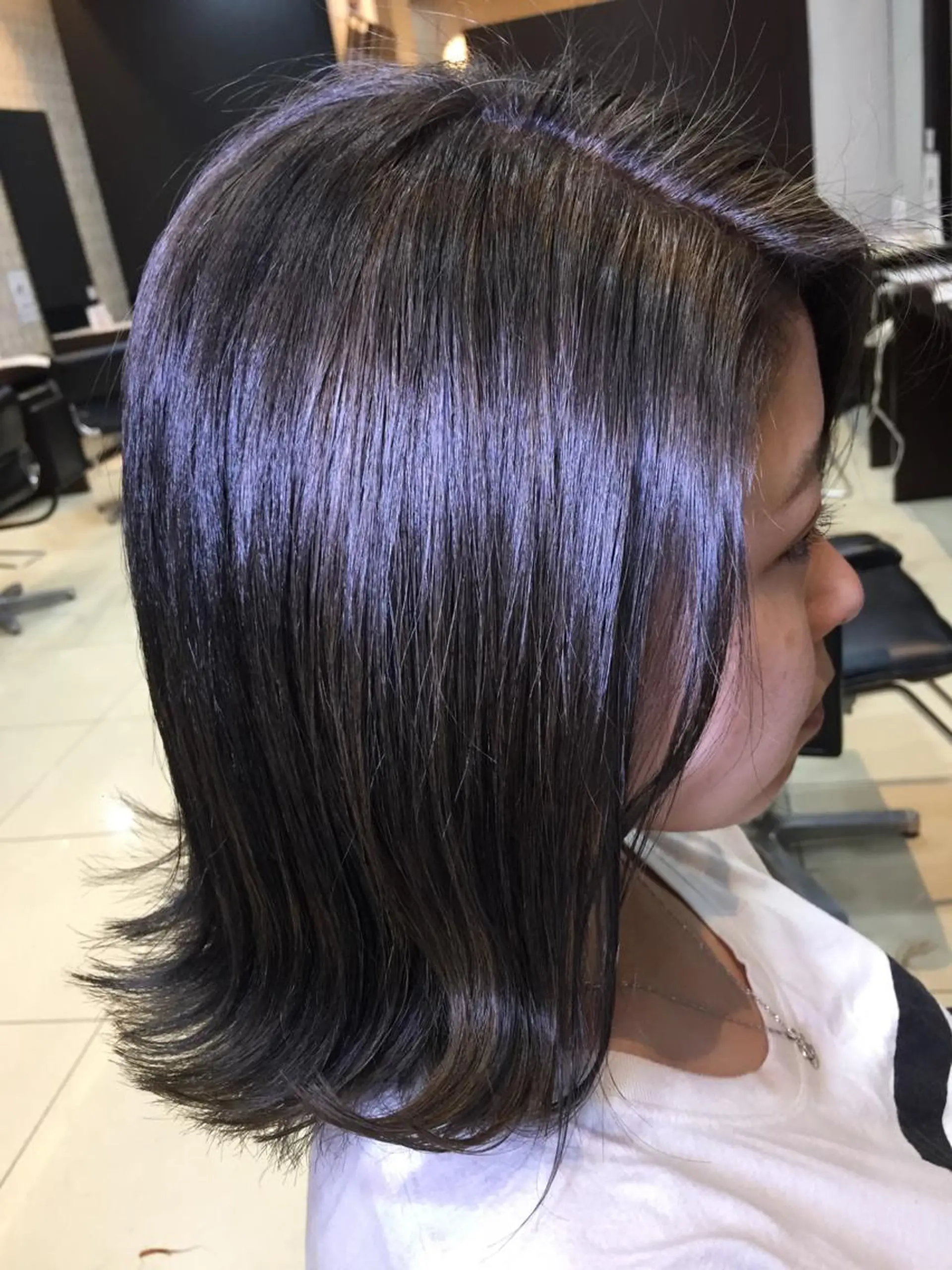 ミディアム カラー 関口 友行のヘアスタイル