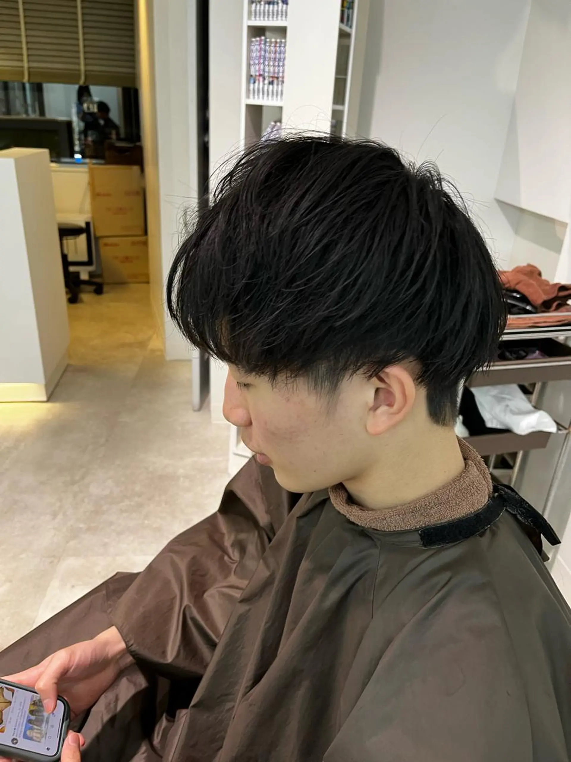 メンズ ﾚｲﾔｰ🩵透明感 ೀユイ🌙のヘアスタイル