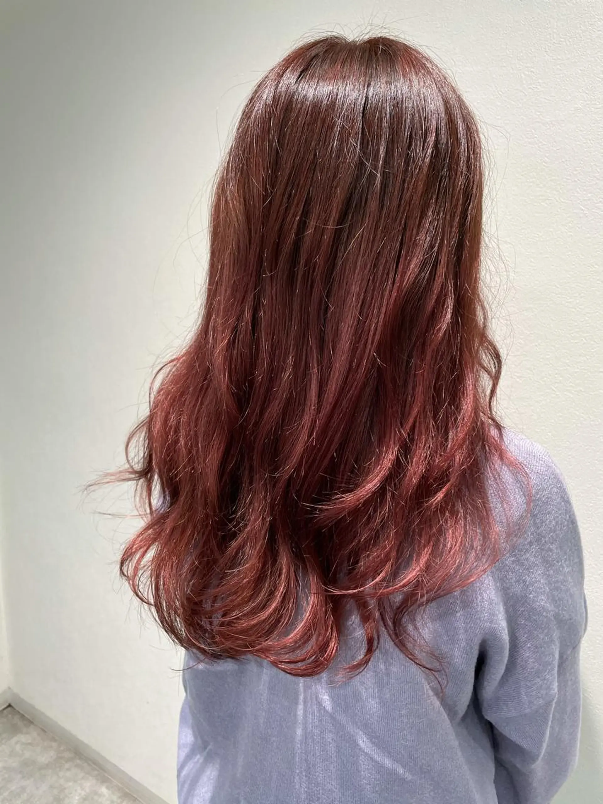 セミロング ヘアカラー トリートメント ♡美髪•艶髪♡砂川 なつきのヘアスタイル