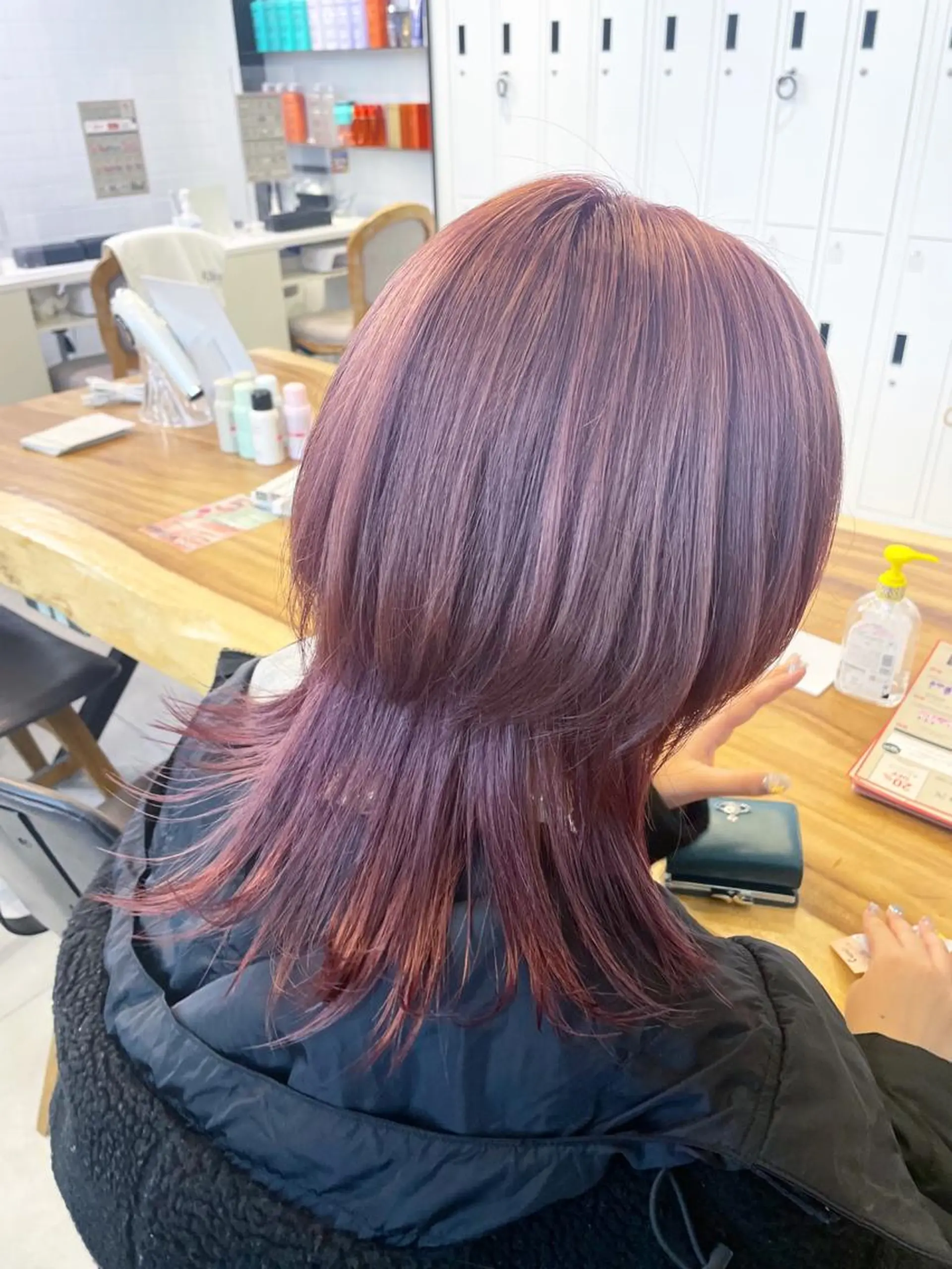 セミロング カラー カシス パープルカラー HAIR&NAIL KANAのネイルデザイン