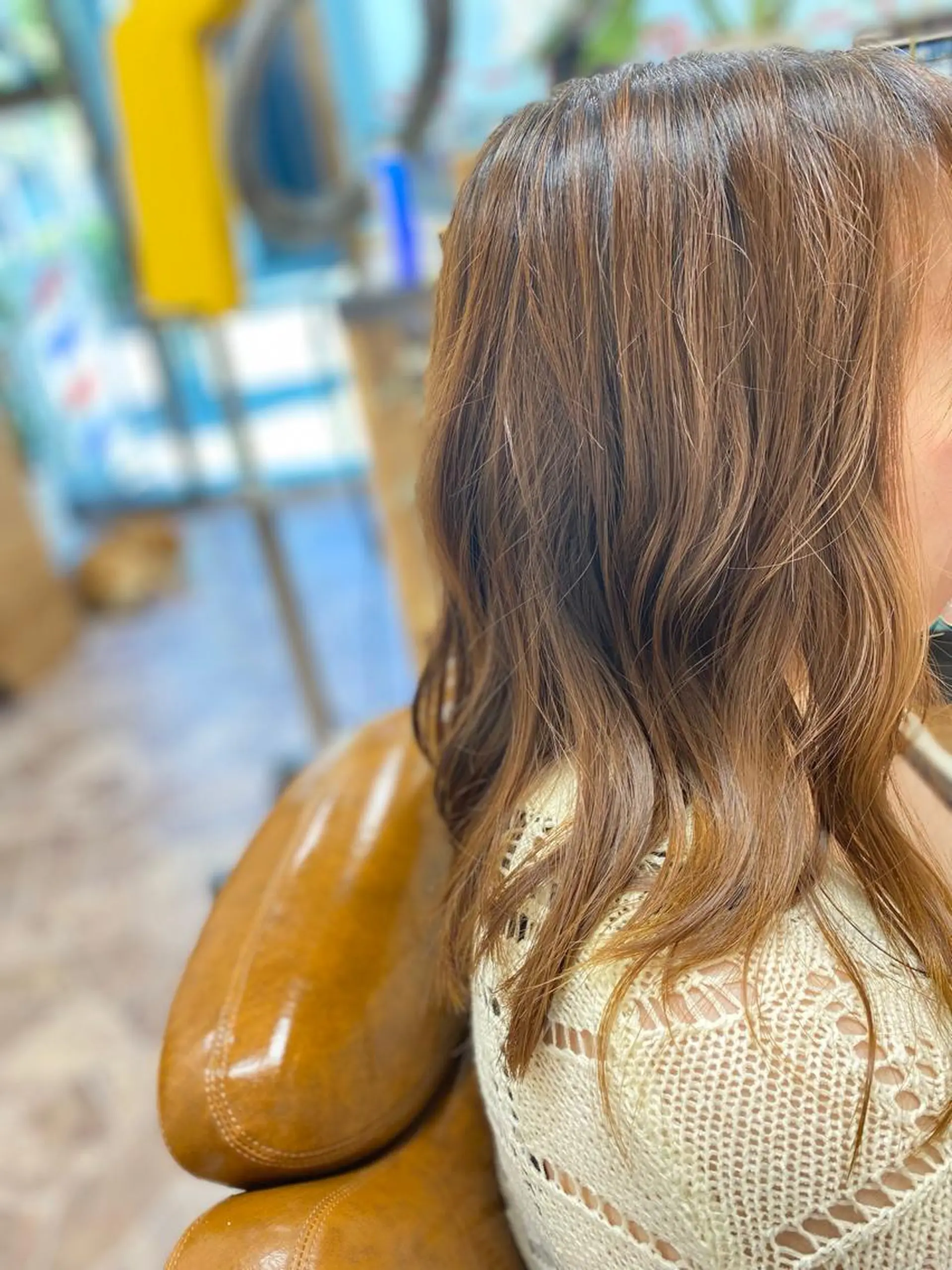 セミロング カット ヘアカラー トリートメント 後藤 征信のヘアスタイル