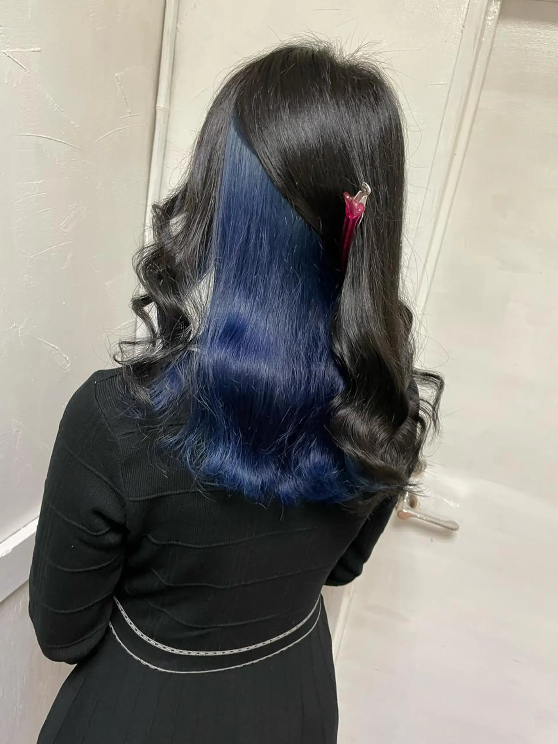 ミディアム カラー ブリーチ ブルーカラー PSY【サイ】 /池袋/RYUSEIのヘアスタイル