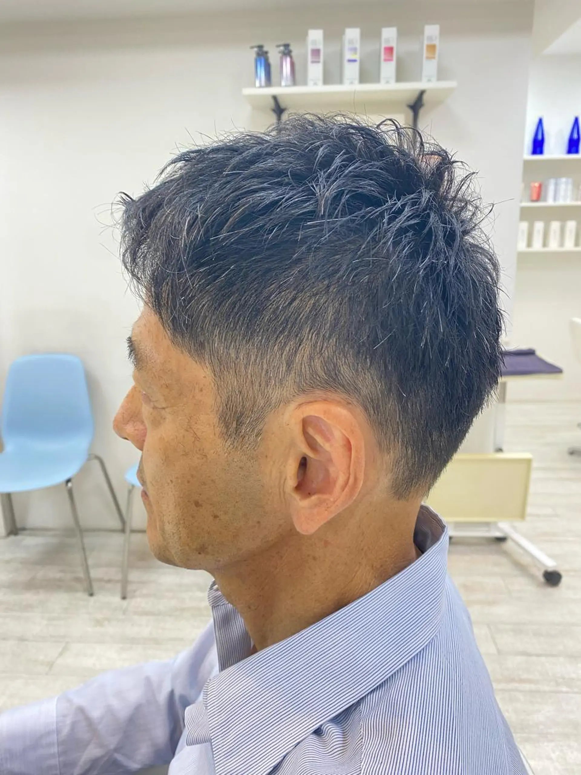 メンズ ⭐️透明感カラー/ パーマ⭐️宮野翔のヘアスタイル