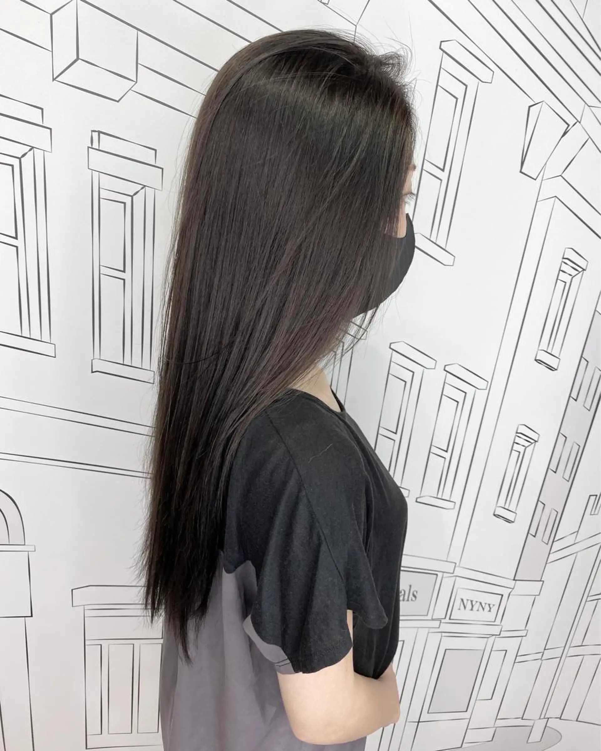 ロング 💎馴染むエクステ× 縮毛矯正TOMO💎のヘアスタイル