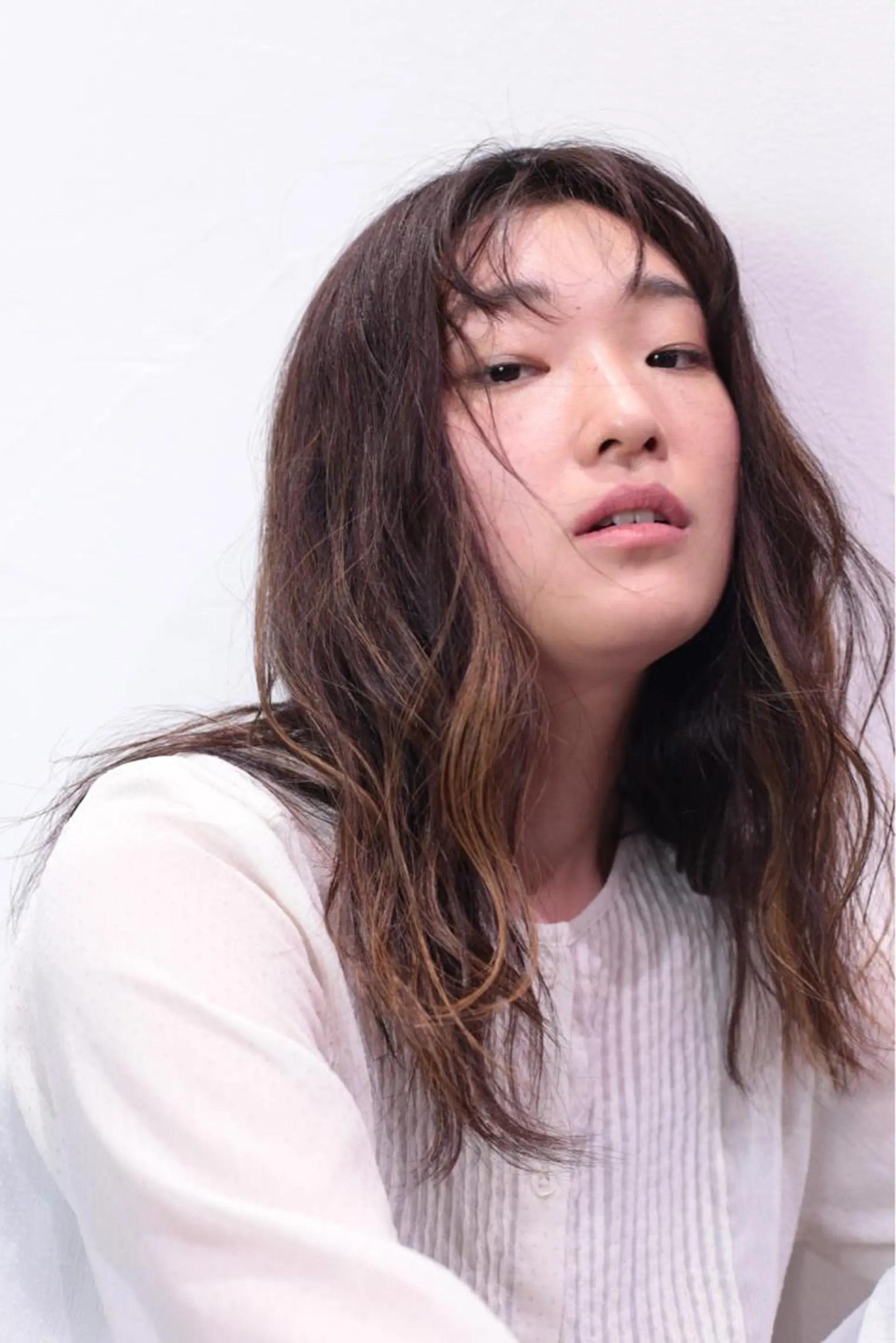 ロング ヘアアレンジ ミドウチ アヤカのヘアスタイル