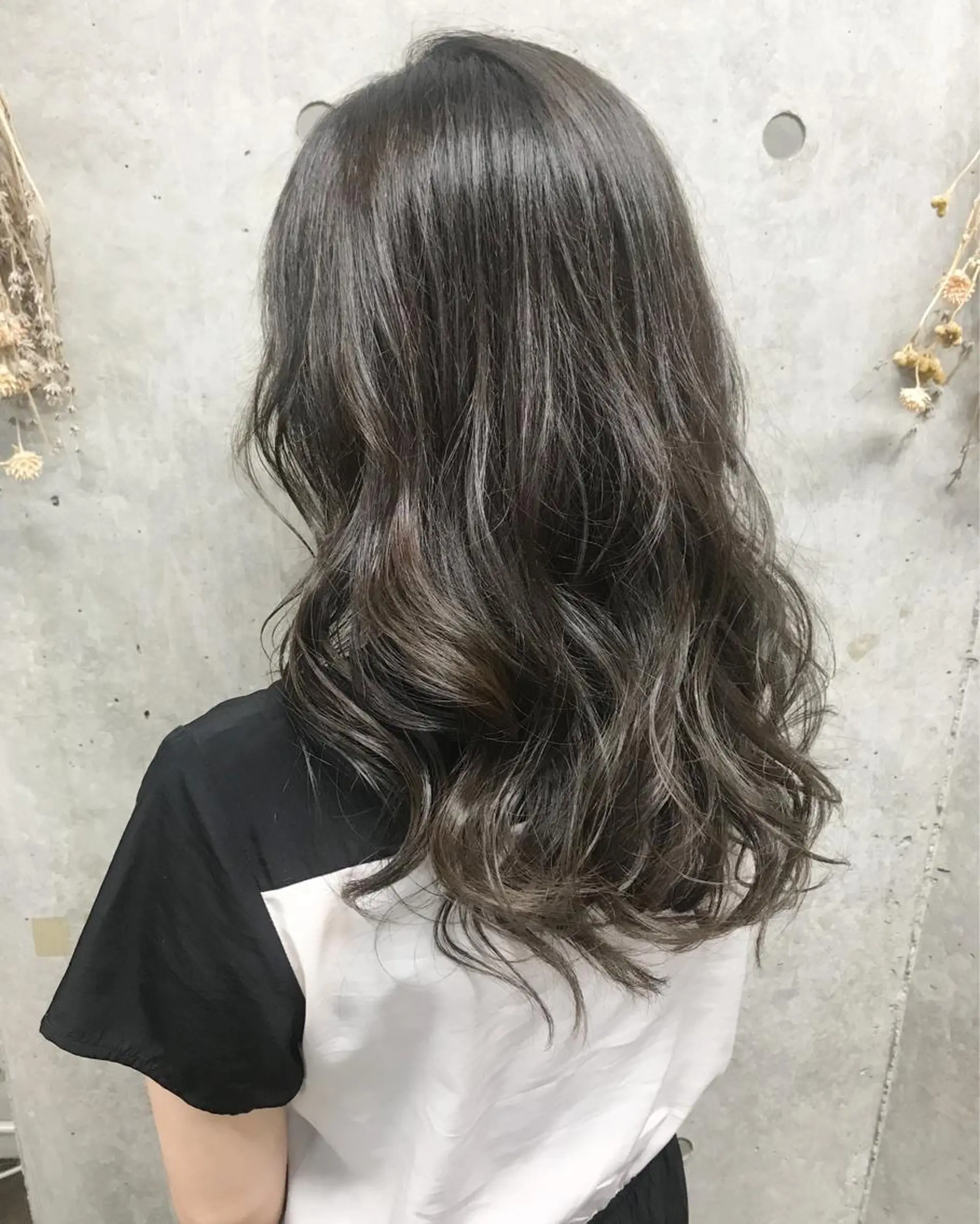 ロング カラー ヘアアレンジ アッシュ 透明感カラー Satsuki ✂︎♡のヘアスタイル