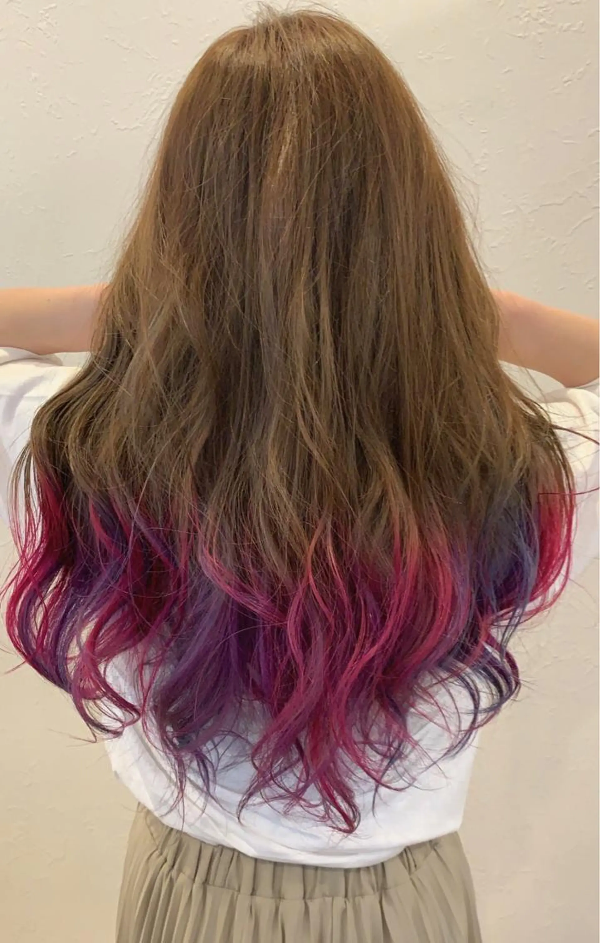 ロング カラー ブルーカラー ユニコーンカラー ヘアカラー m ā l o.🌷 サカモトマイコのヘアスタイル