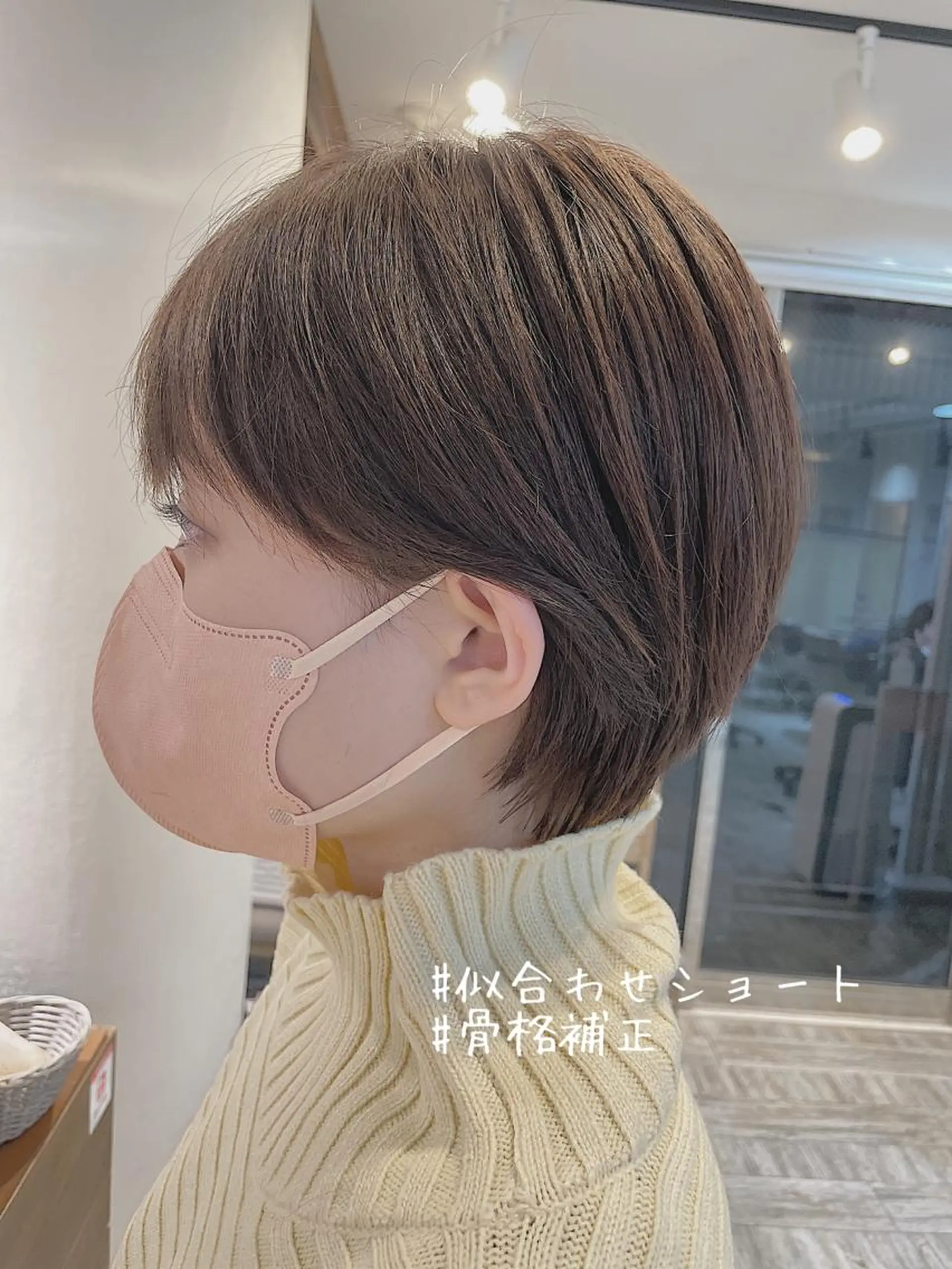 ショート カラー アッシュ ベージュカラー ブルーカラー ブルーグレー ブルーグレージュ 桜木町/西山竜一 /大人可愛い×美髪のヘアスタイル