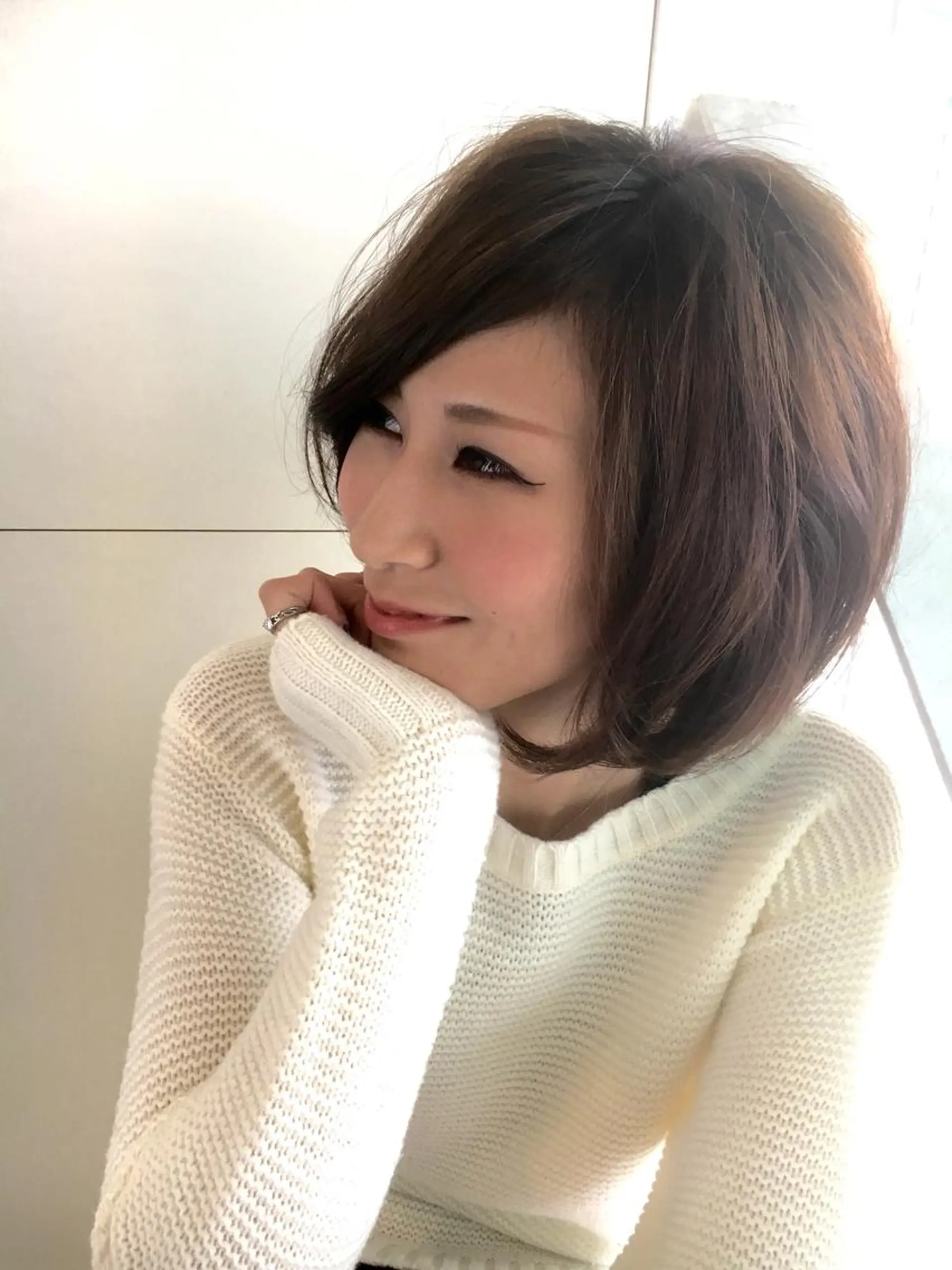 ショート パーマ ショートボブ ボブ ショートヘア 東條 克義のヘアスタイル