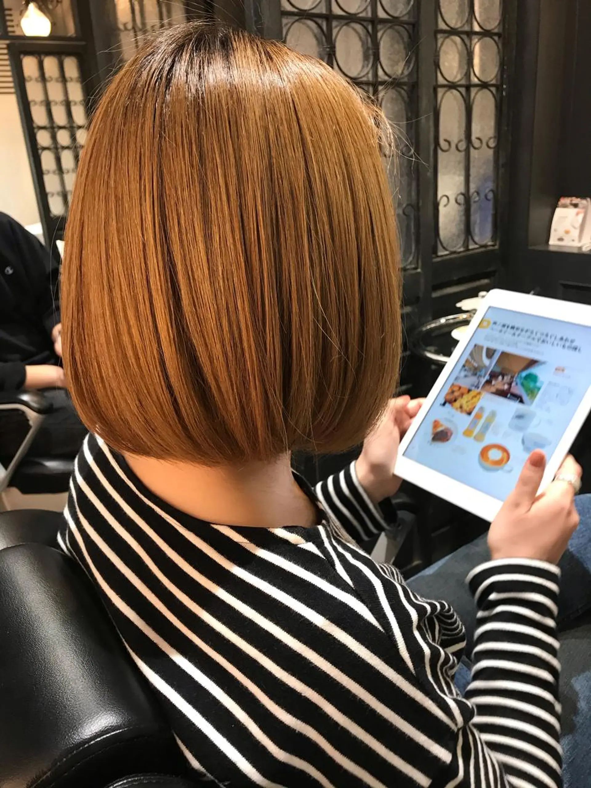 ショート カラー パーマ ヘアアレンジ メンズ キッズ ネイル マツエク・マツパ メンズウルフカット ハンサムショート アディクシーカラー 透明感カラー ボブ 藤井 仁紀のヘアスタイル