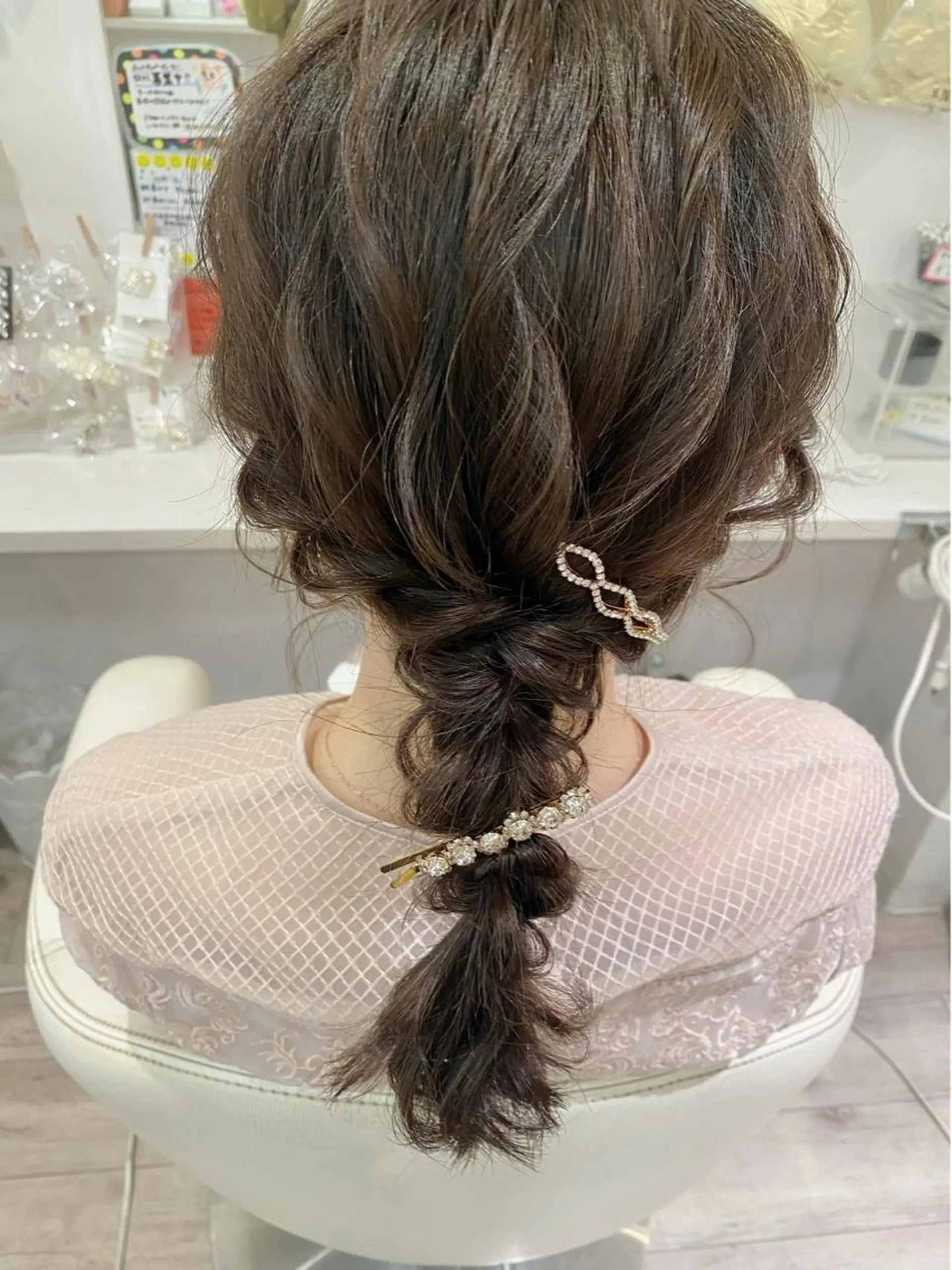 ロング ヘアアレンジ セットサロン      ラフテル所属・大阪/ヘアアレンジ /似合わせset💐のヘアスタイル