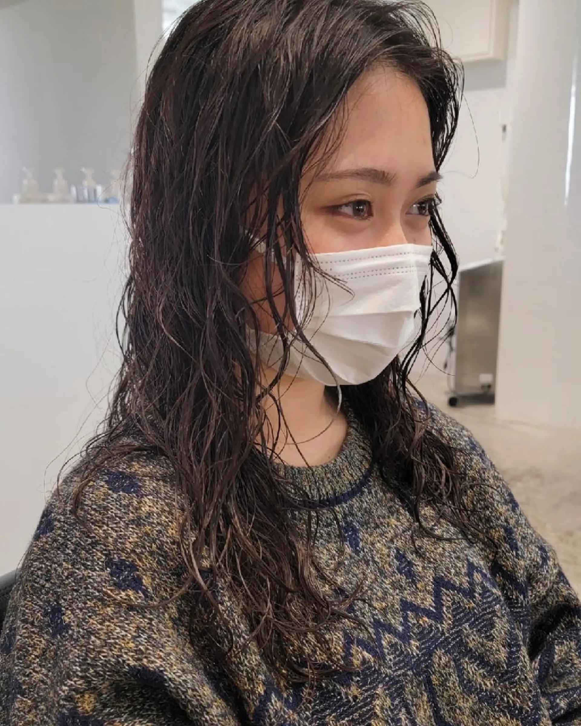 パーマ ミディアム OMA カタギシのヘアスタイル