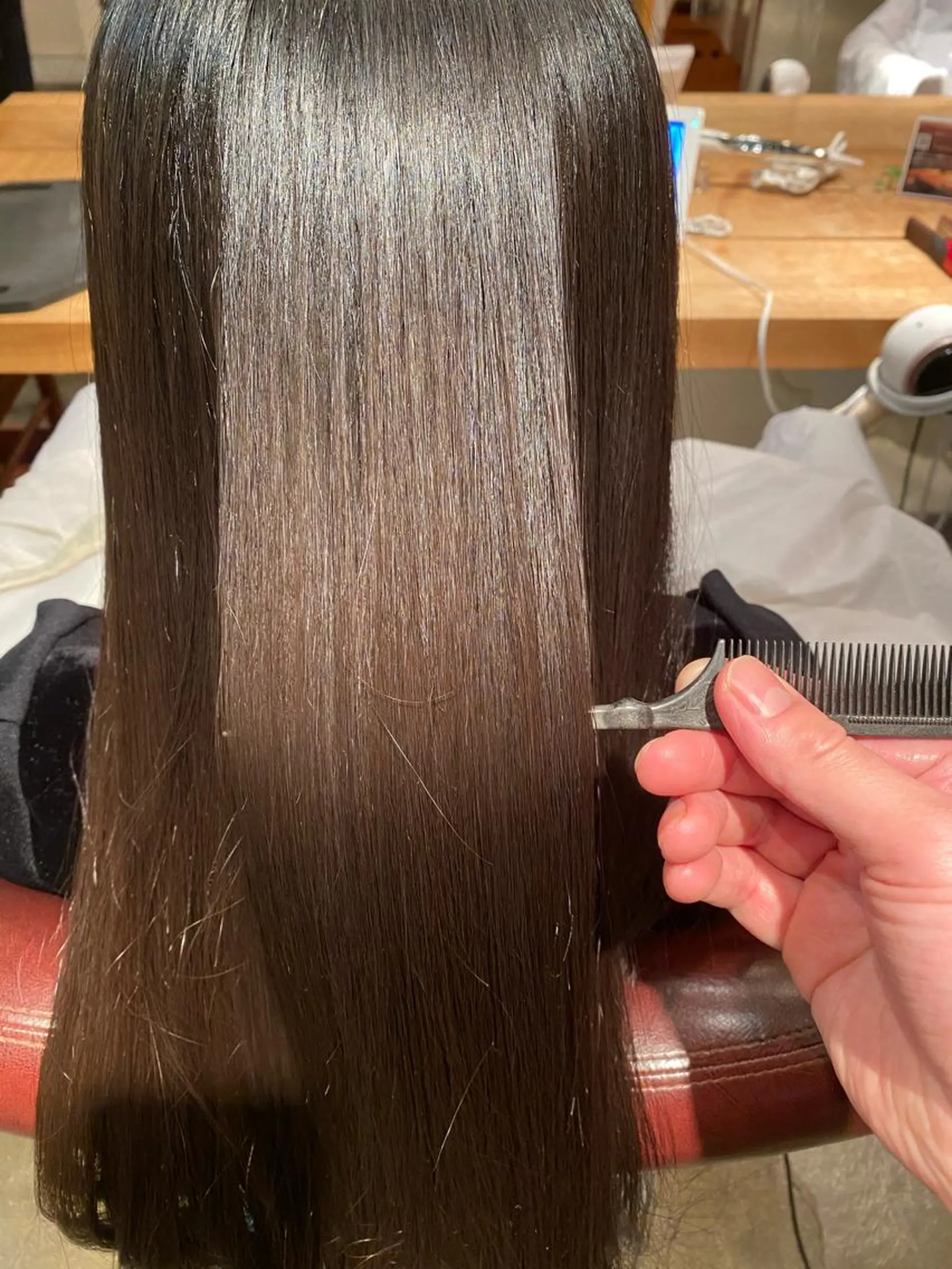 ロング ヘアカラー トリートメント 池田 雄作のヘアスタイル