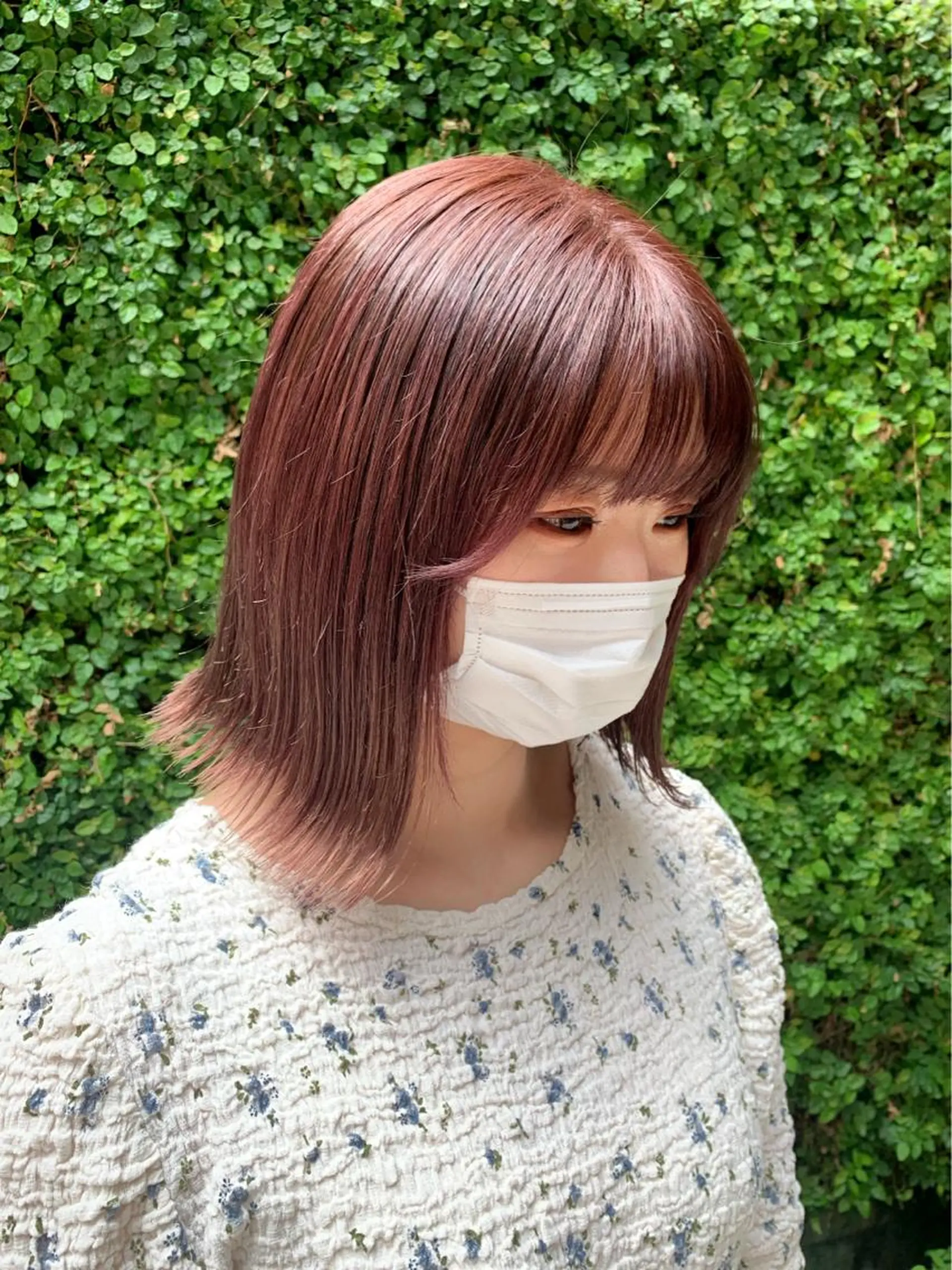 ミディアム カット ヘアカラー LITTLE _KATOのヘアスタイル